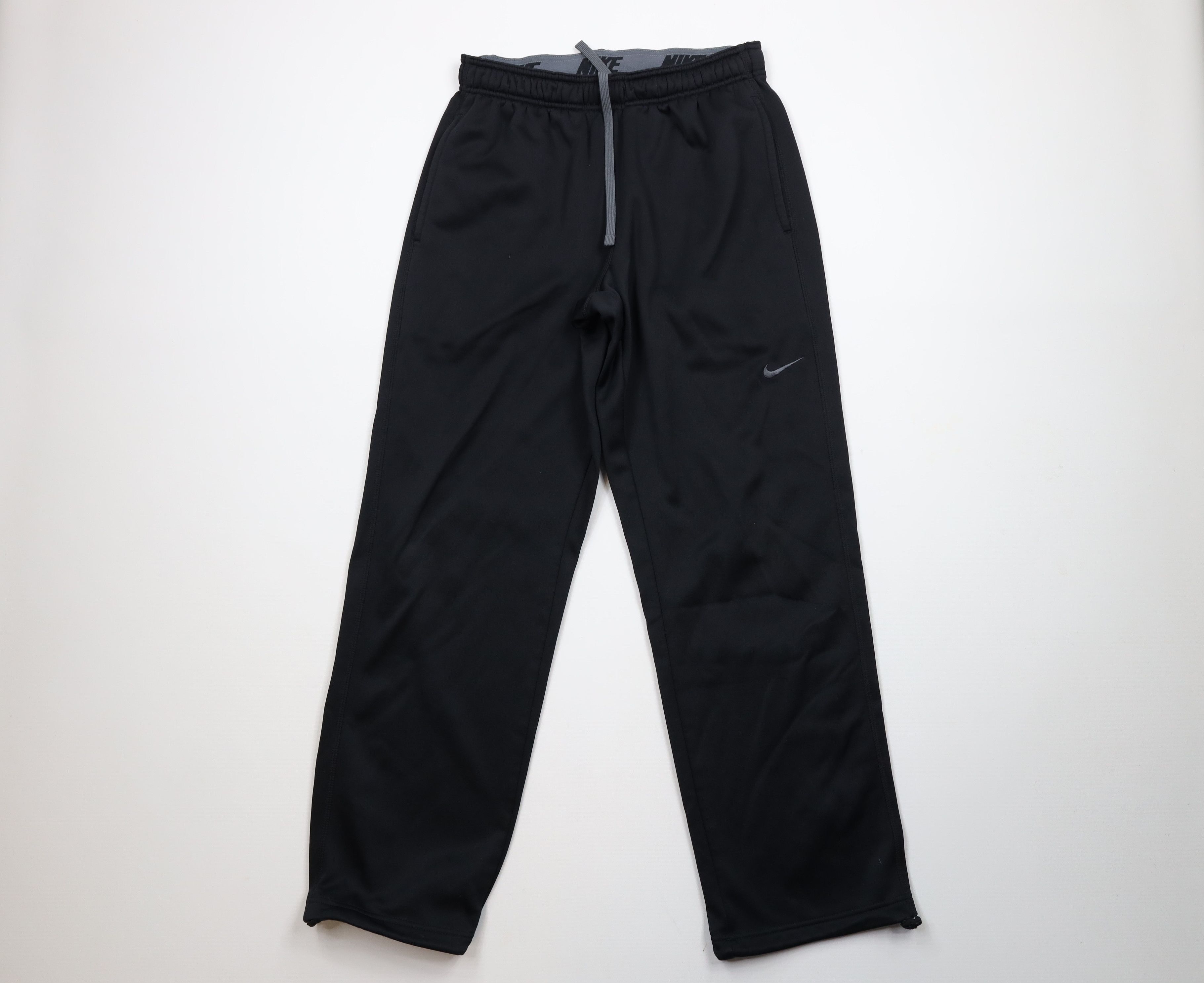 Nike × Vintage Vintage Y2K Nike Scott Mini Swoosh Wide Leg Sweatpants Size US 34 / EU 50 - 1 Thumbnail