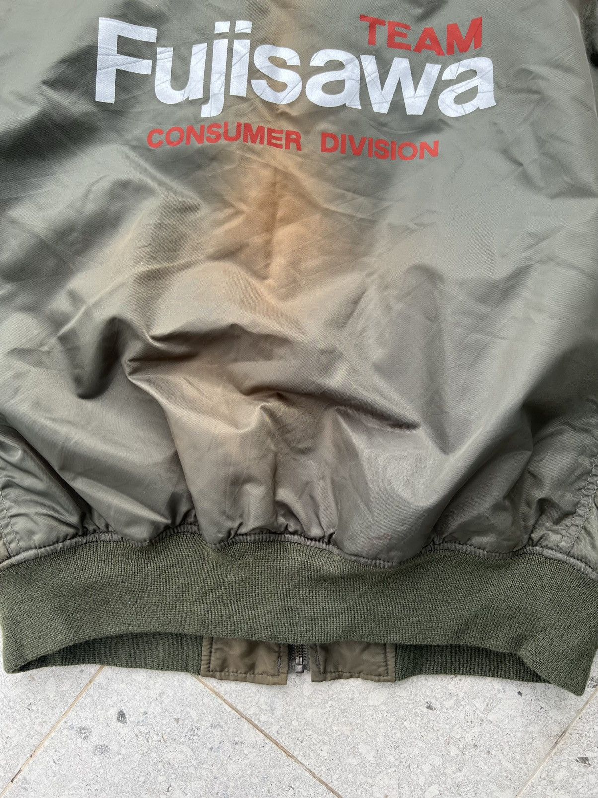Japanese Brand × Vintage Team Fujisawa Curling Championships bomber jacket Size US L / EU 52-54 / 3 - 9 Thumbnail