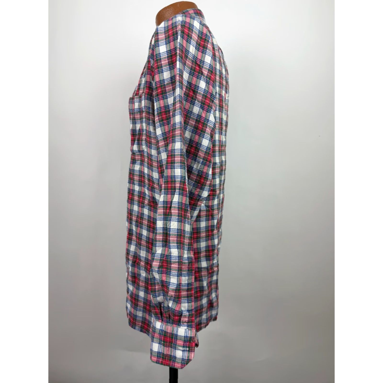 Arrow VINTAGE 80s Arrow Flannel Shirt Men Medium Lightweight Plaid Button-Up Grunge Hipster Size US M / EU 48-50 / 2 - 6 Thumbnail
