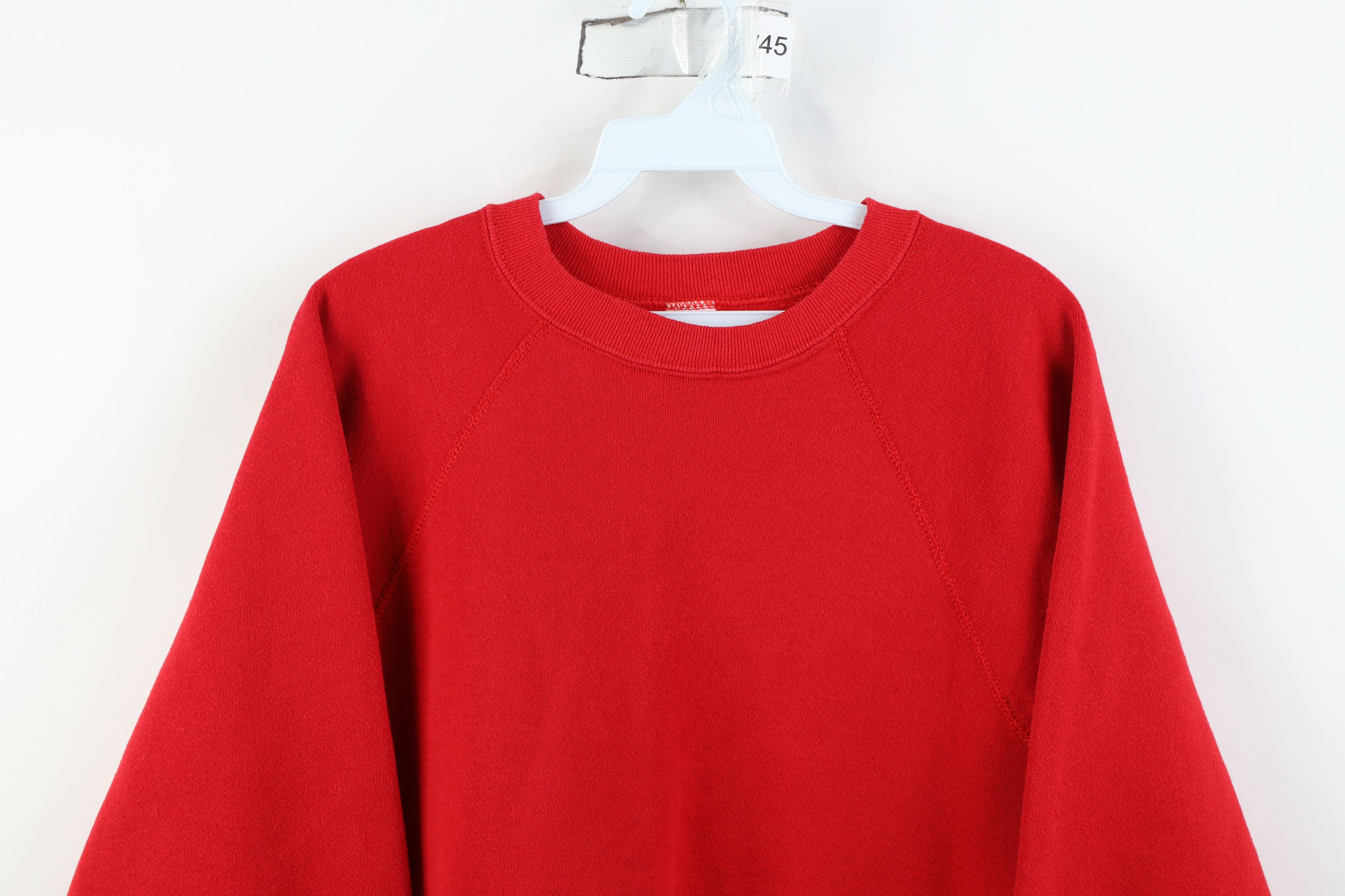 Vintage Vintage 70s 80s Heavyweight Crewneck Sweatshirt Red USA Size US L / EU 52-54 / 3 - 2 Thumbnail