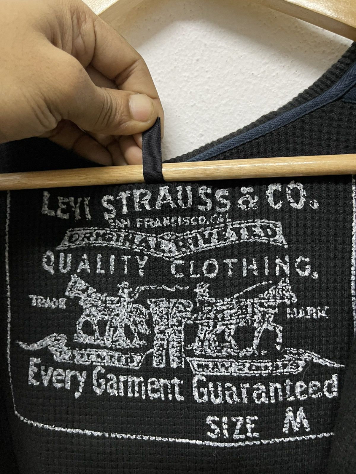 Levi's VINTAGE LEVIS FULL ZIPPER HOODIE WAFFLE RARE SUNFADED Size US M / EU 48-50 / 2 - 17 Thumbnail