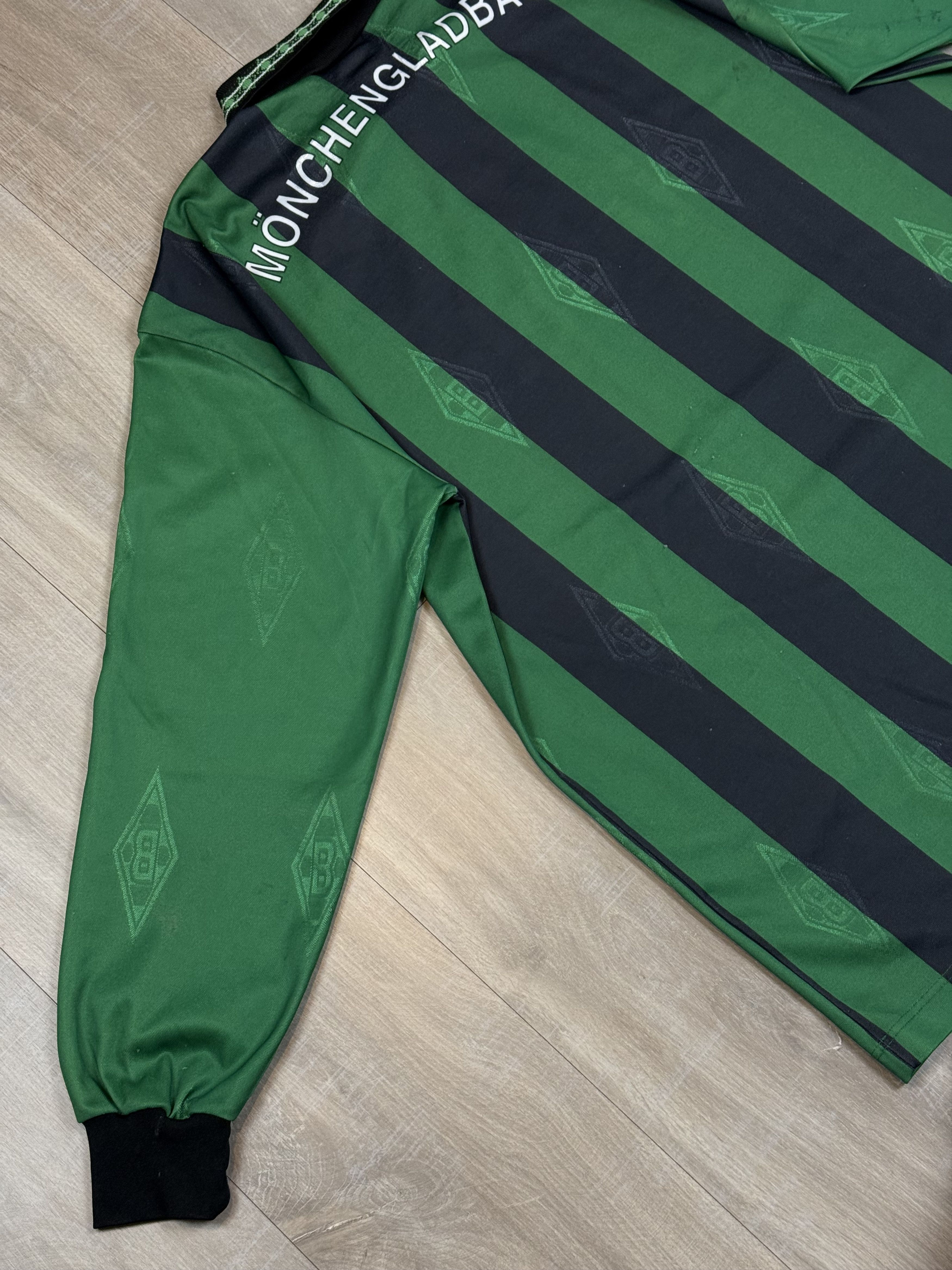 Reebok Reebok Borussia Monchengladbach 95/96 Awa Long Sleeve Soccer Size US XXL / EU 58 / 5 - 13 Thumbnail