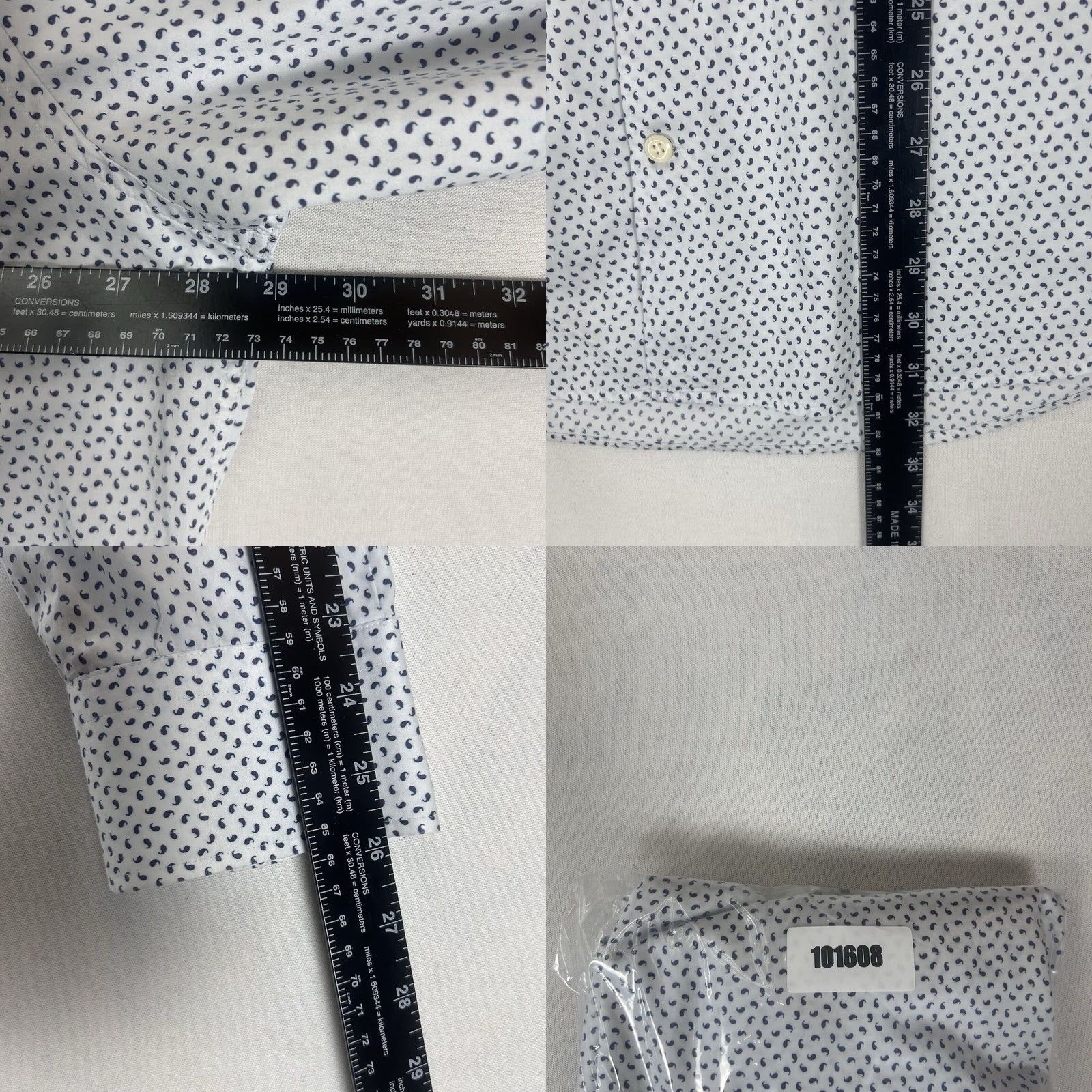 Peter Millar VINTAGE Peter Millar Long Sleeve Paisley Button-Up Shirt Mens 2XL Blue Casual Mens Size US XXL / EU 58 / 5 - 8 Thumbnail