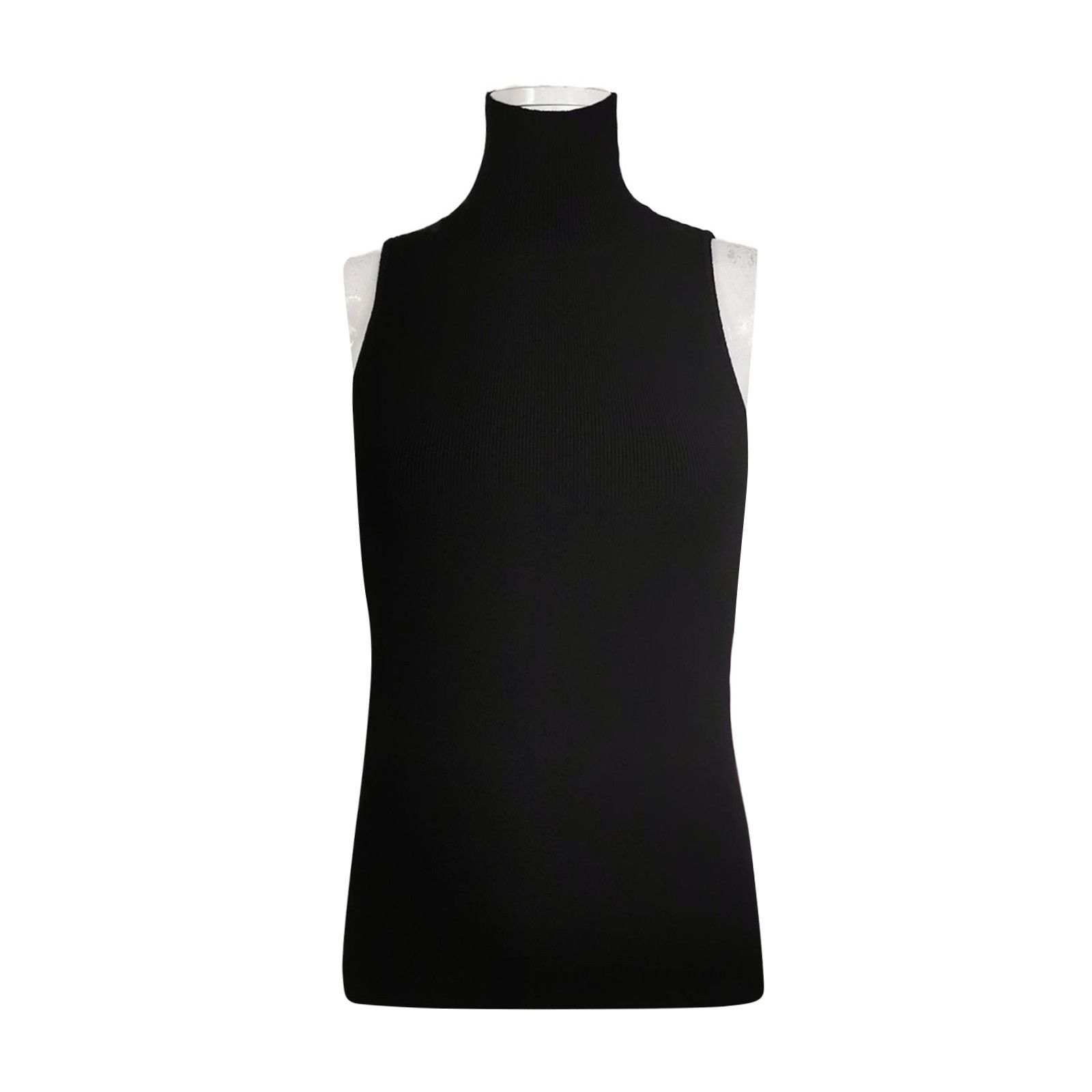 Gucci Gucci Logo Patch Sleeveless Turtleneck Size S Size S / US 4 / IT 40 - 1 Thumbnail