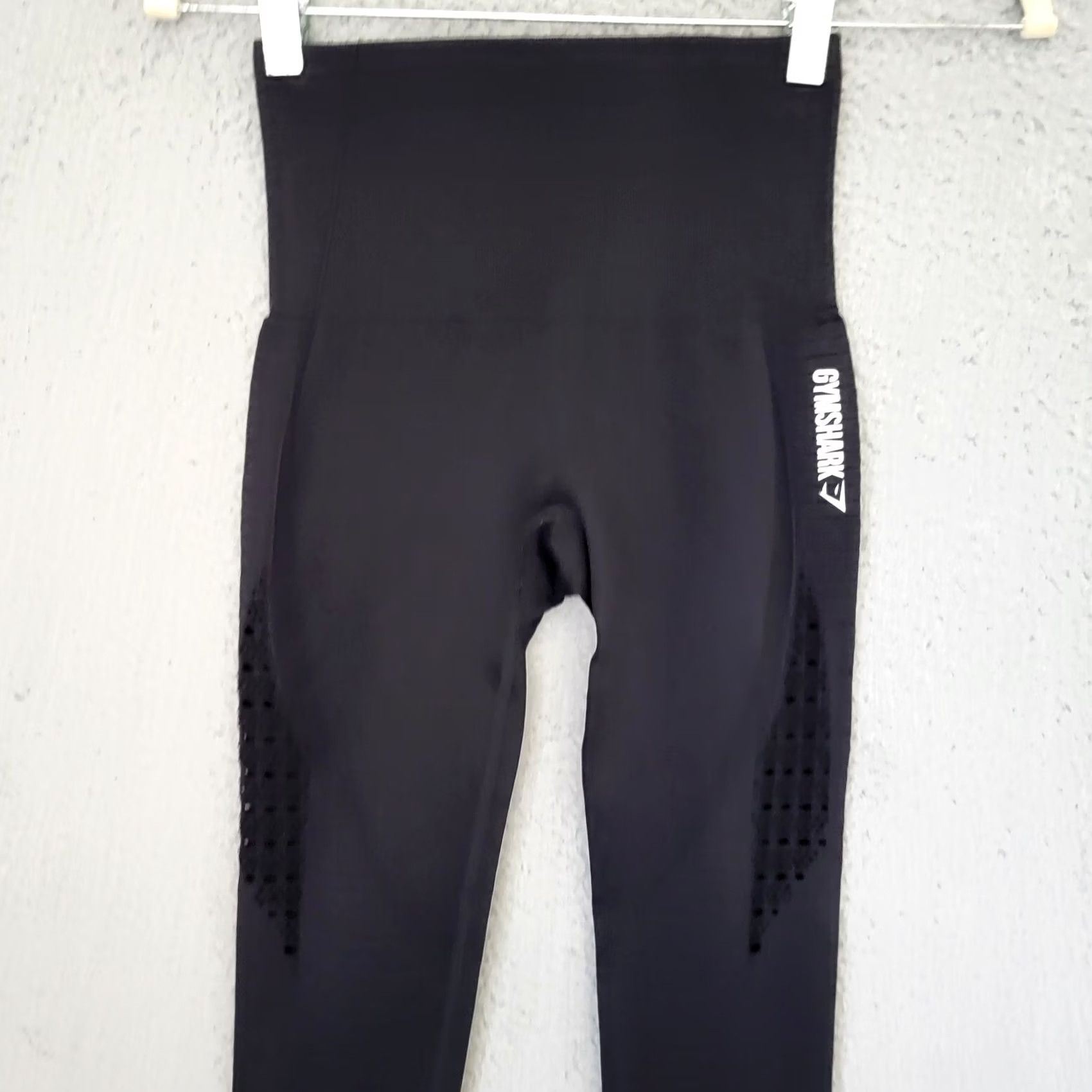 Gymshark Gymshark Black Seamless Leggings Womens XS Regular Skinny Activewear Pants Size 26" / US 2 / IT 38 - 2 Thumbnail