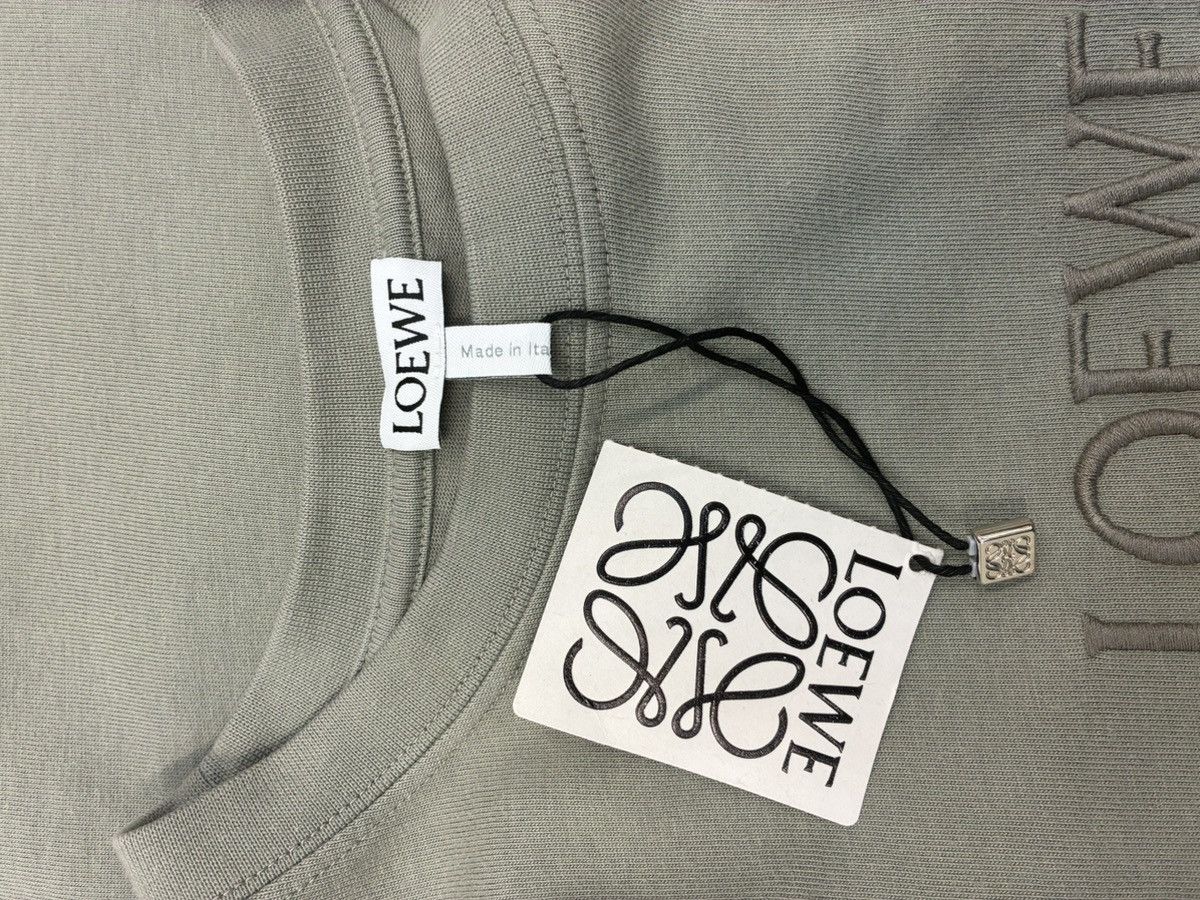 Loewe Loewe Chest Laser Cut T-Shirt Gray Size US XS / EU 42 / 0 - 3 Thumbnail
