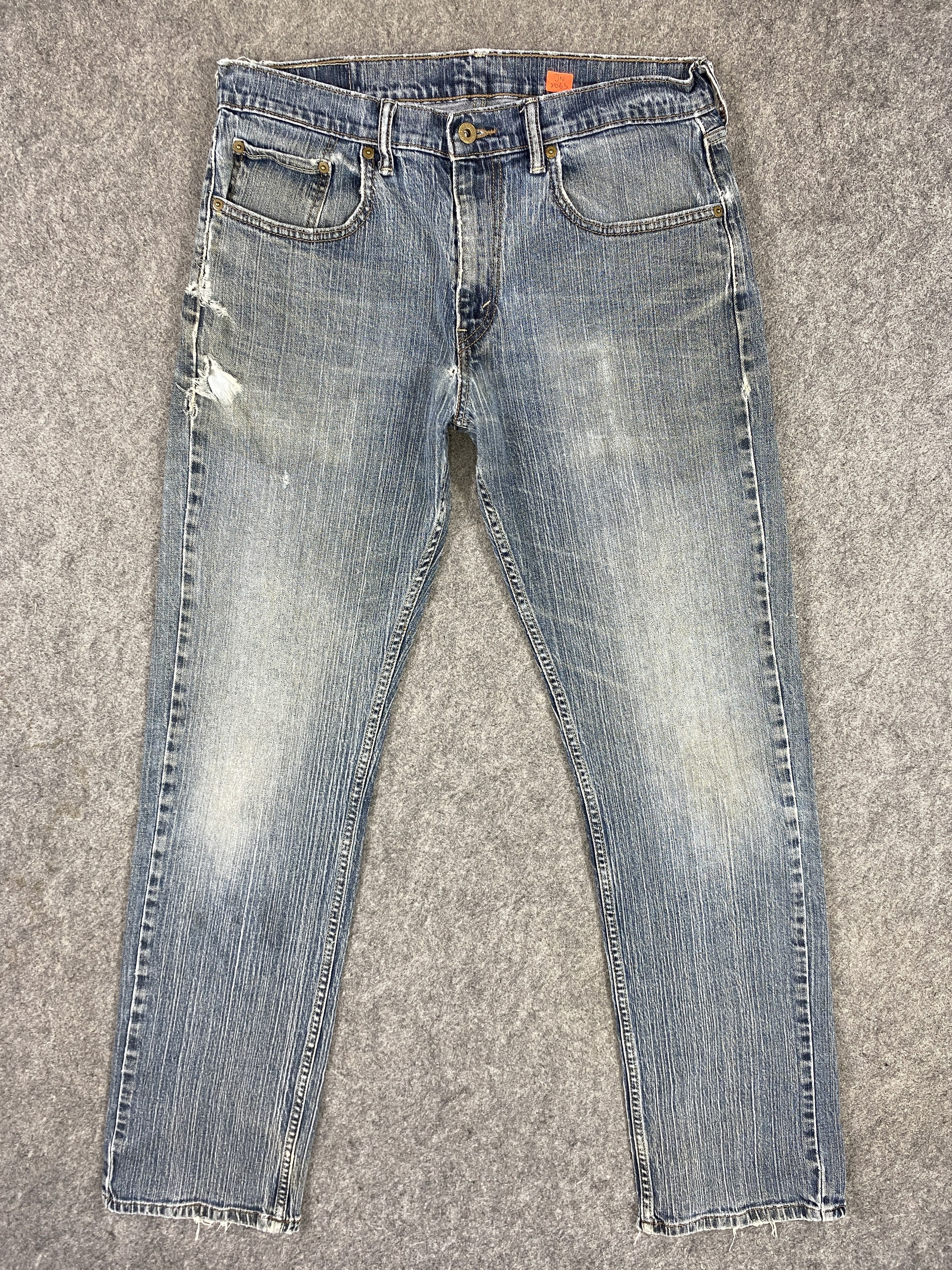 Levi's Distressed Grey Vintage Levi's 559 34x34.5 Denim -JN2063 Size US 34 / EU 50 - 1 Thumbnail