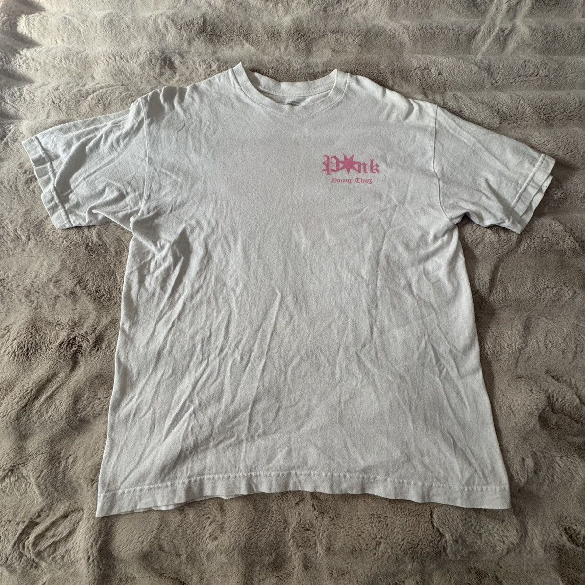 Young Thug SP5DER P*NK WHITE TEE Size US L / EU 52-54 / 3 - 2 Thumbnail