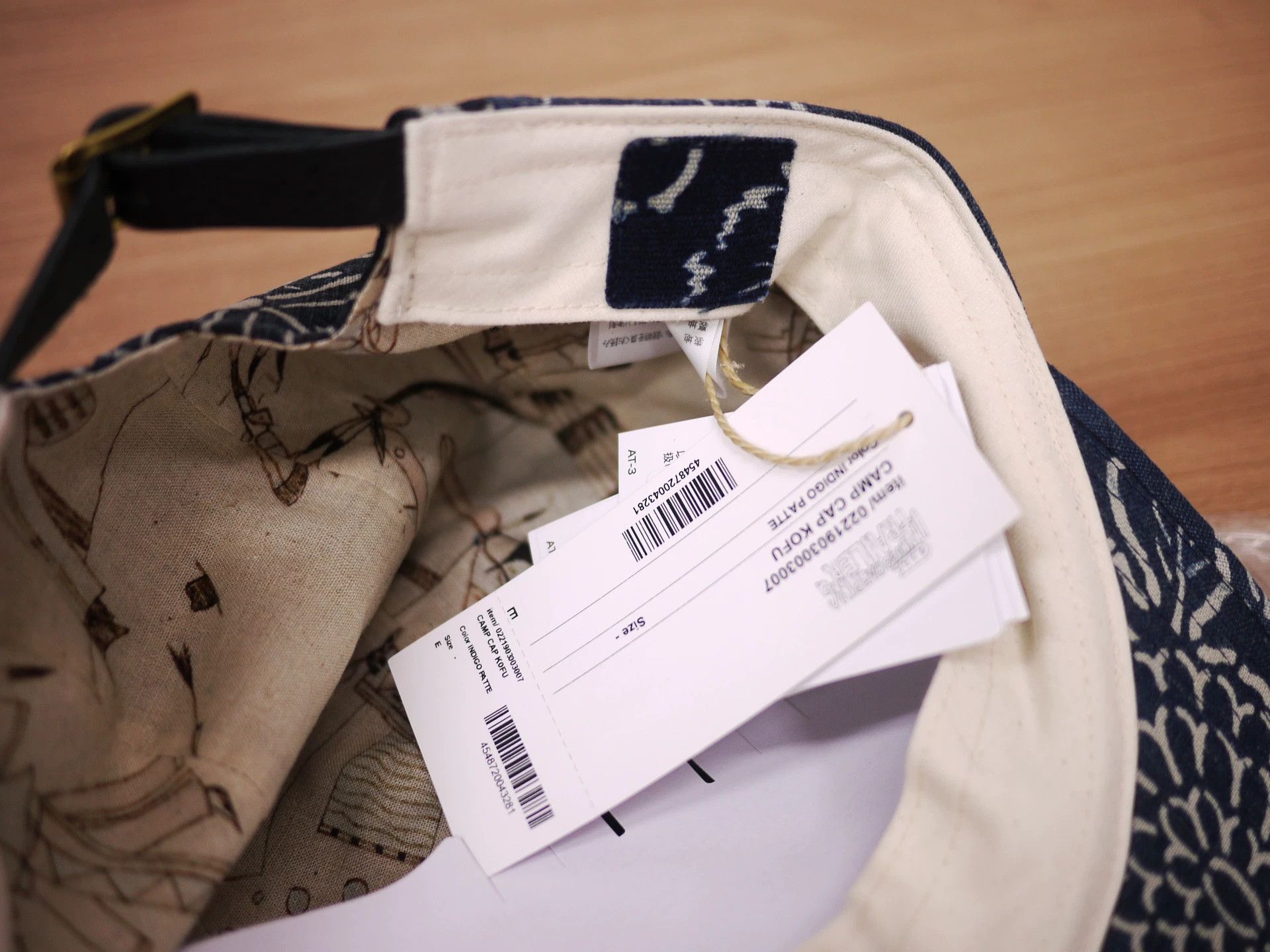 Visvim Visvim ICT Camp Cap Kofu Indigo Pattern F Size ONE SIZE - 8 Thumbnail