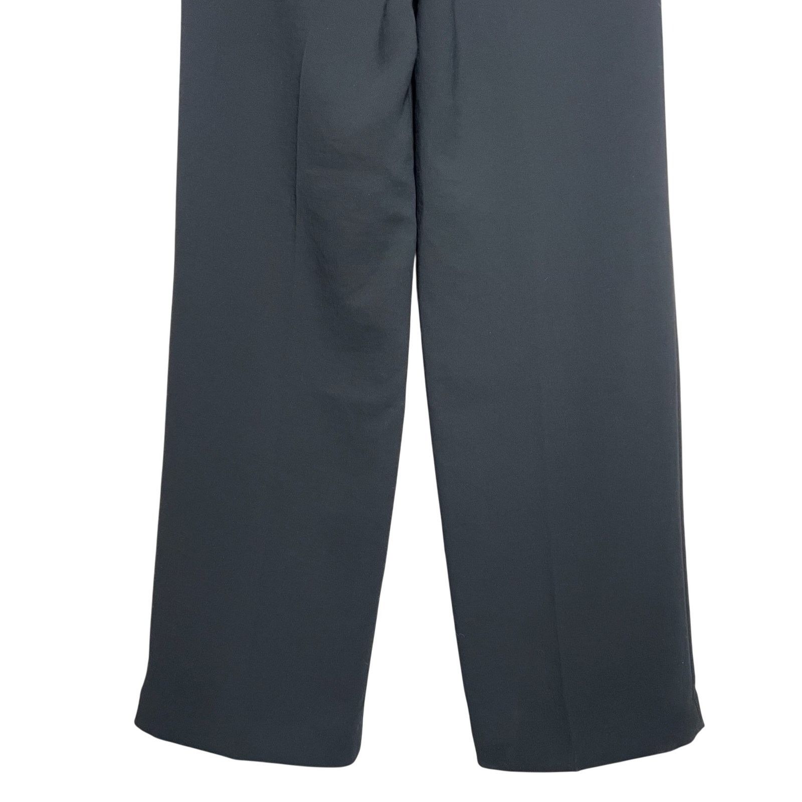 Aritzia Wilfred Effortless Pant Black Pleated Wide Leg Crepe 6 Size 28" / US 6 / IT 42 - 11 Thumbnail