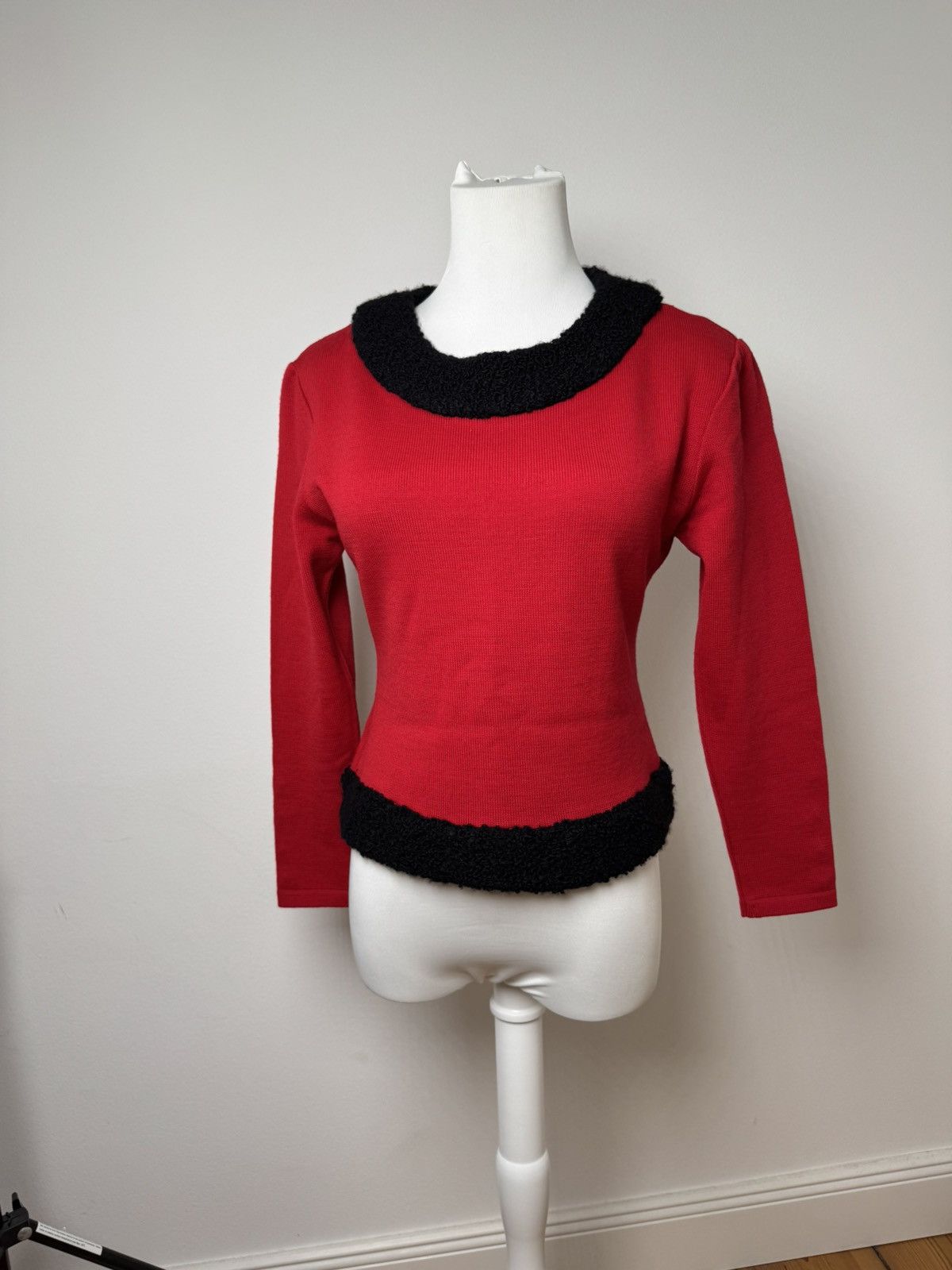 Vintage Courreges Sweather Red