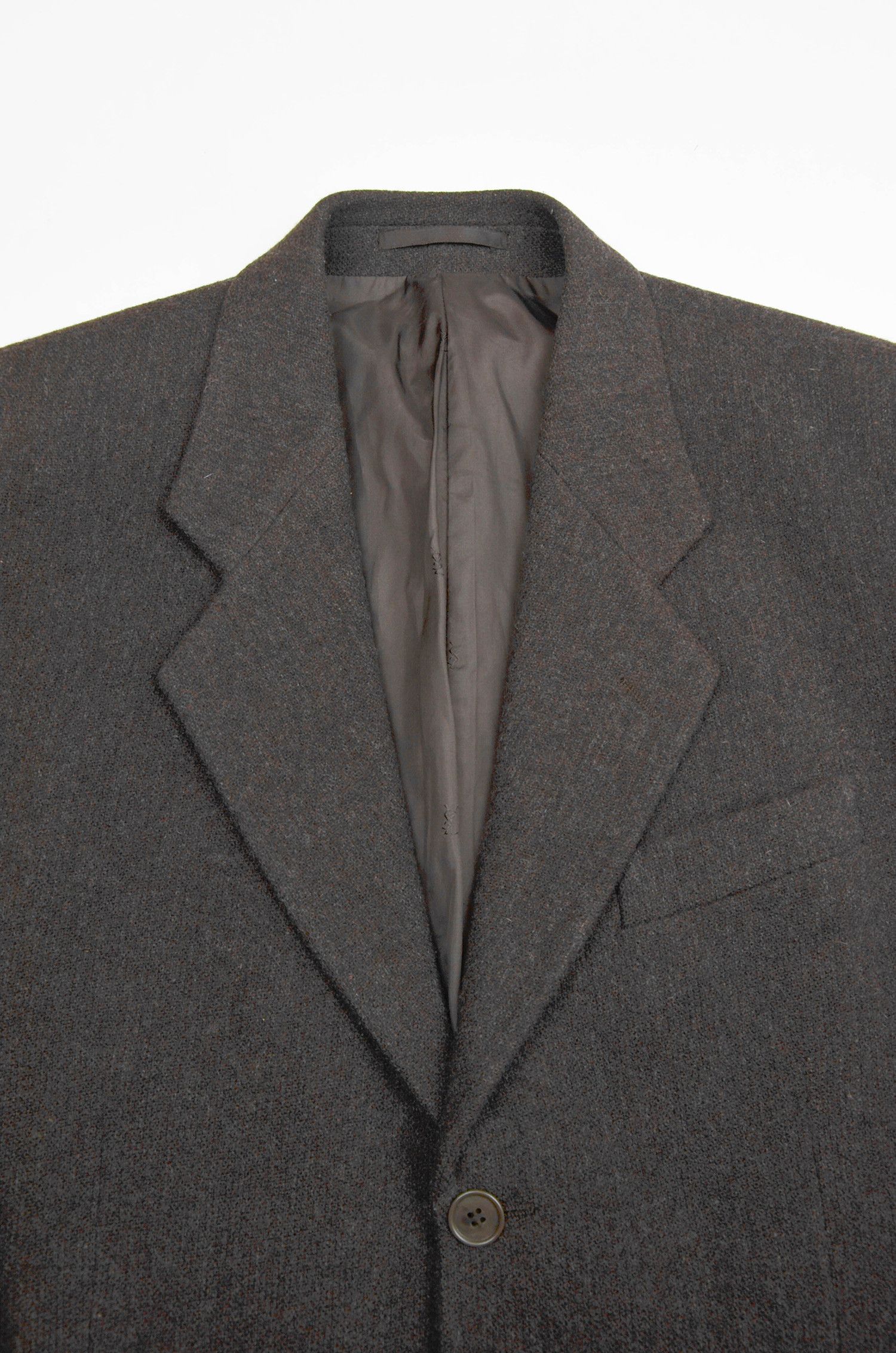 Vintage Yves Saint Laurent pour Homme Wool Brown Blazer M Size 48R - 8 Thumbnail