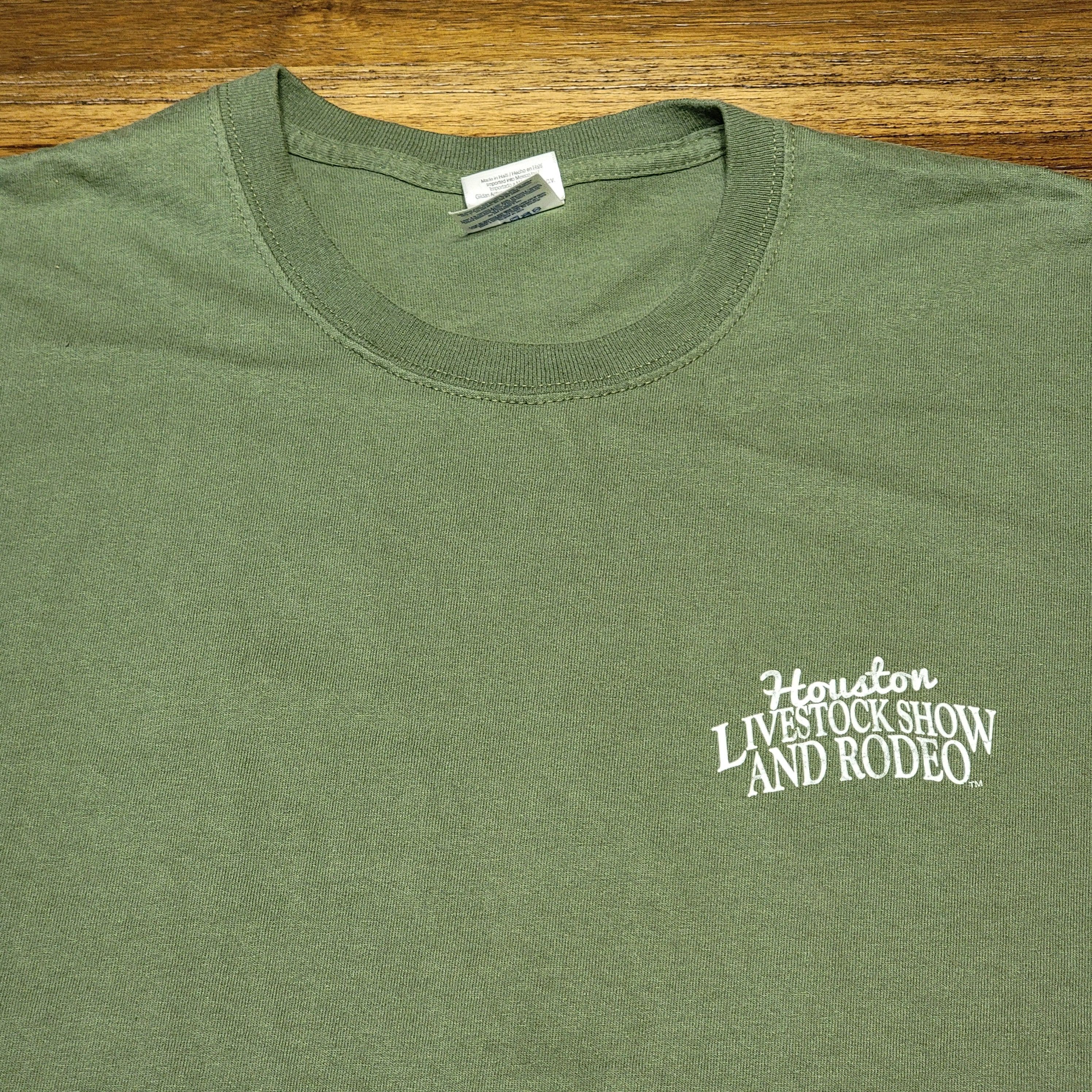 Gildan Gildan SS Unisex Tee "Houston Livestock Show And Rodeo" - XL Size US XL / EU 56 / 4 - 4 Thumbnail