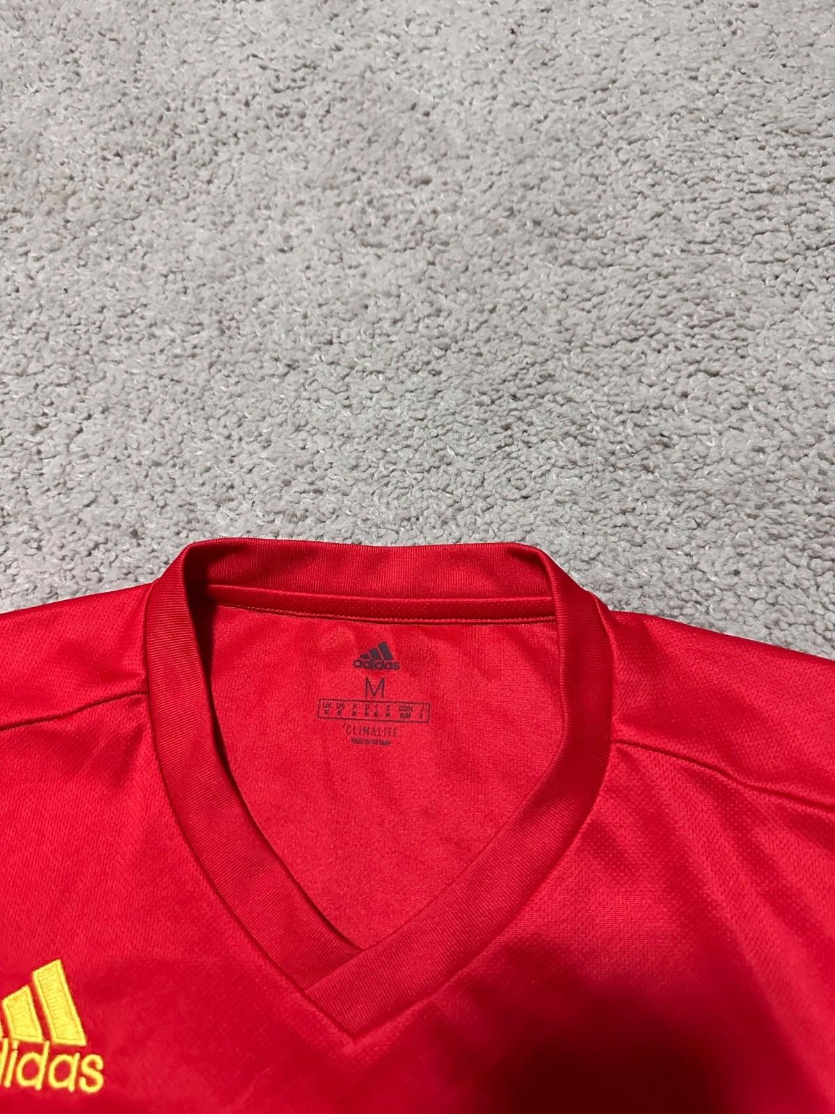 Adidas Belgium Adidas 2018 Football Shirt Soccer Jersey Size US L / EU 52-54 / 3 - 4 Thumbnail