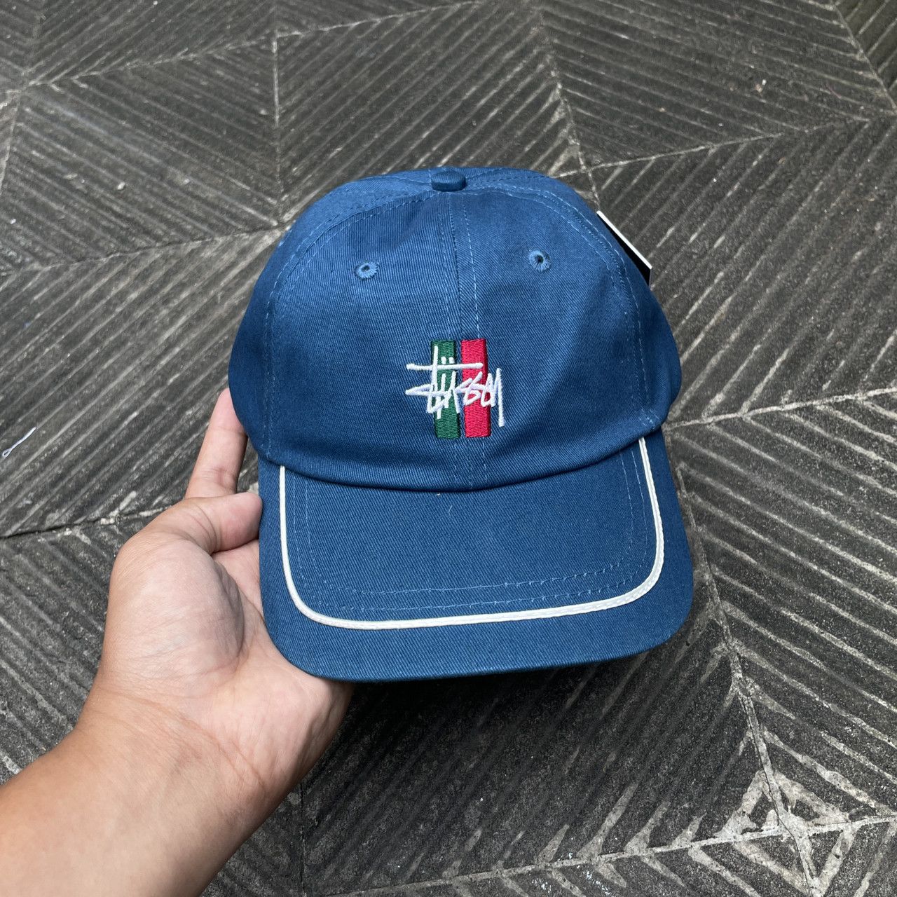 Stussy Stussy Classic Cap in Blue OS Size ONE SIZE - 2 Thumbnail