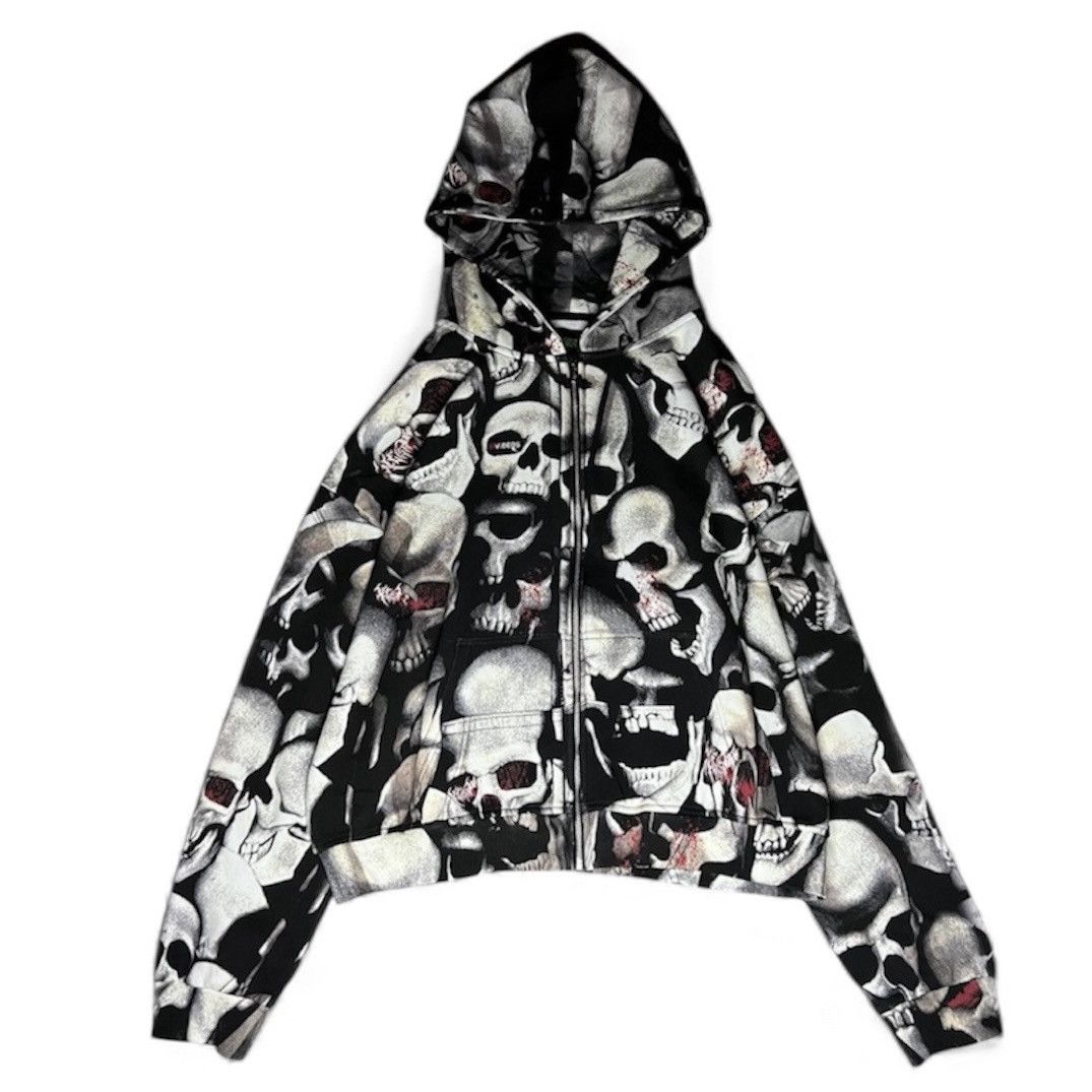 Droland Miller DROLAND MILLER V6 FORESHADOW SKULL HOODIE | Grailed