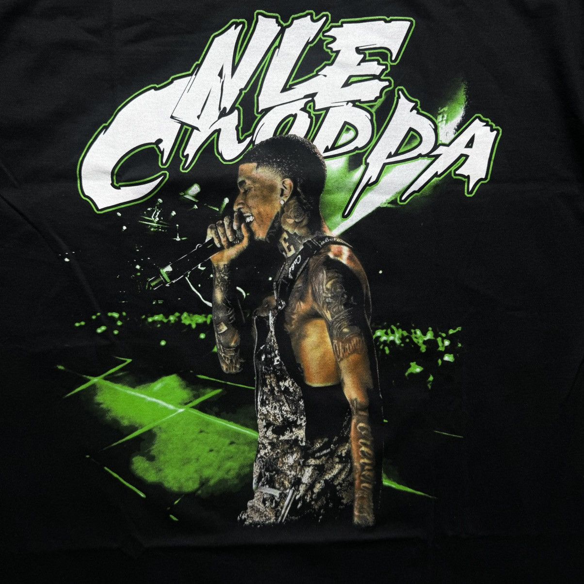 Rap Tees NLE CHOPPA “ ON STAGE “ OFFICIAL MERCH Size US XL / EU 56 / 4 - 4 Thumbnail