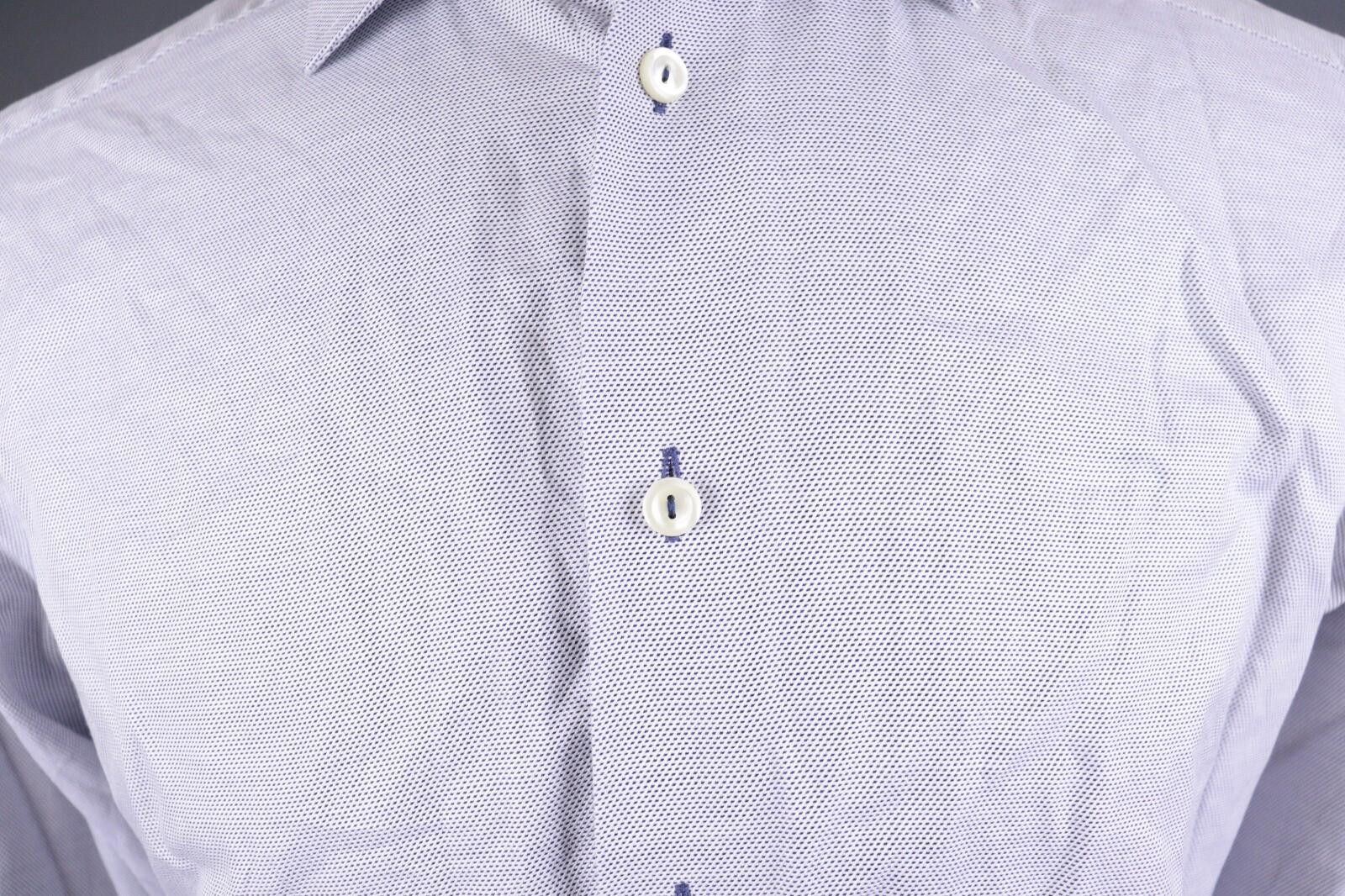 Eton Eton Blue Contemporary Blue Button Down Shirt Size 41 / 16 Size US M / EU 48-50 / 2 - 5 Thumbnail