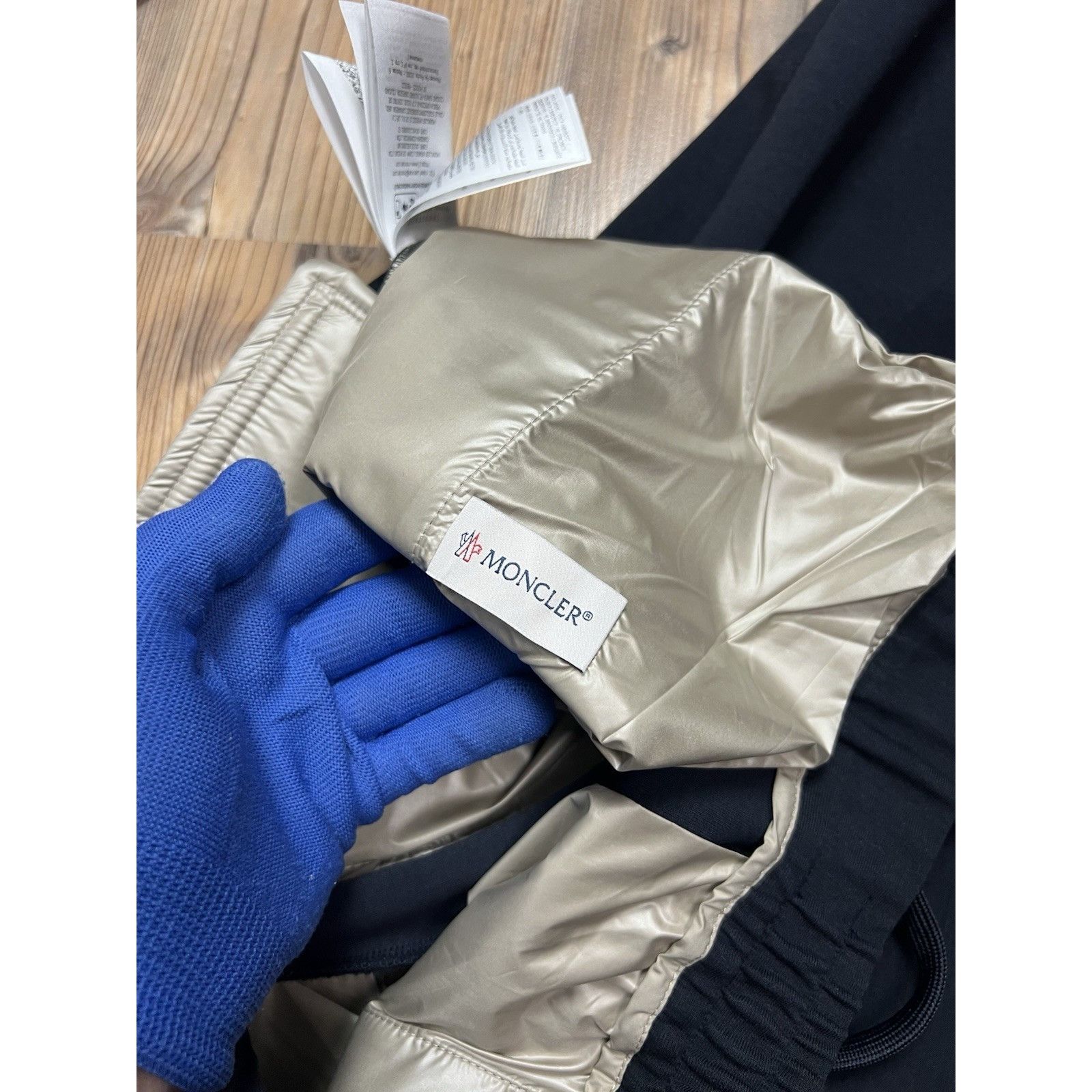 Moncler MINT! Moncler Men`s Pantalone Sportivo Blue Jogger Sweatpant Size US 32 / EU 48 - 16 Thumbnail