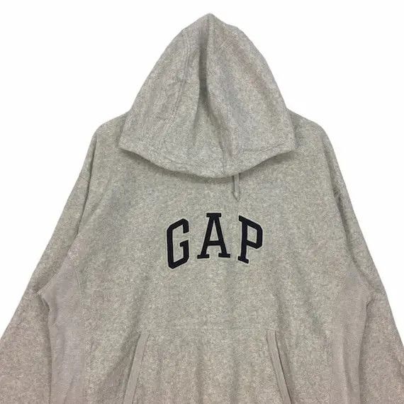Gap Vtg GAP Fleece Hoodie Sweater Spell Out Pullover Streetwear Size XL / US 12-14 / IT 48-50 - 5 Thumbnail