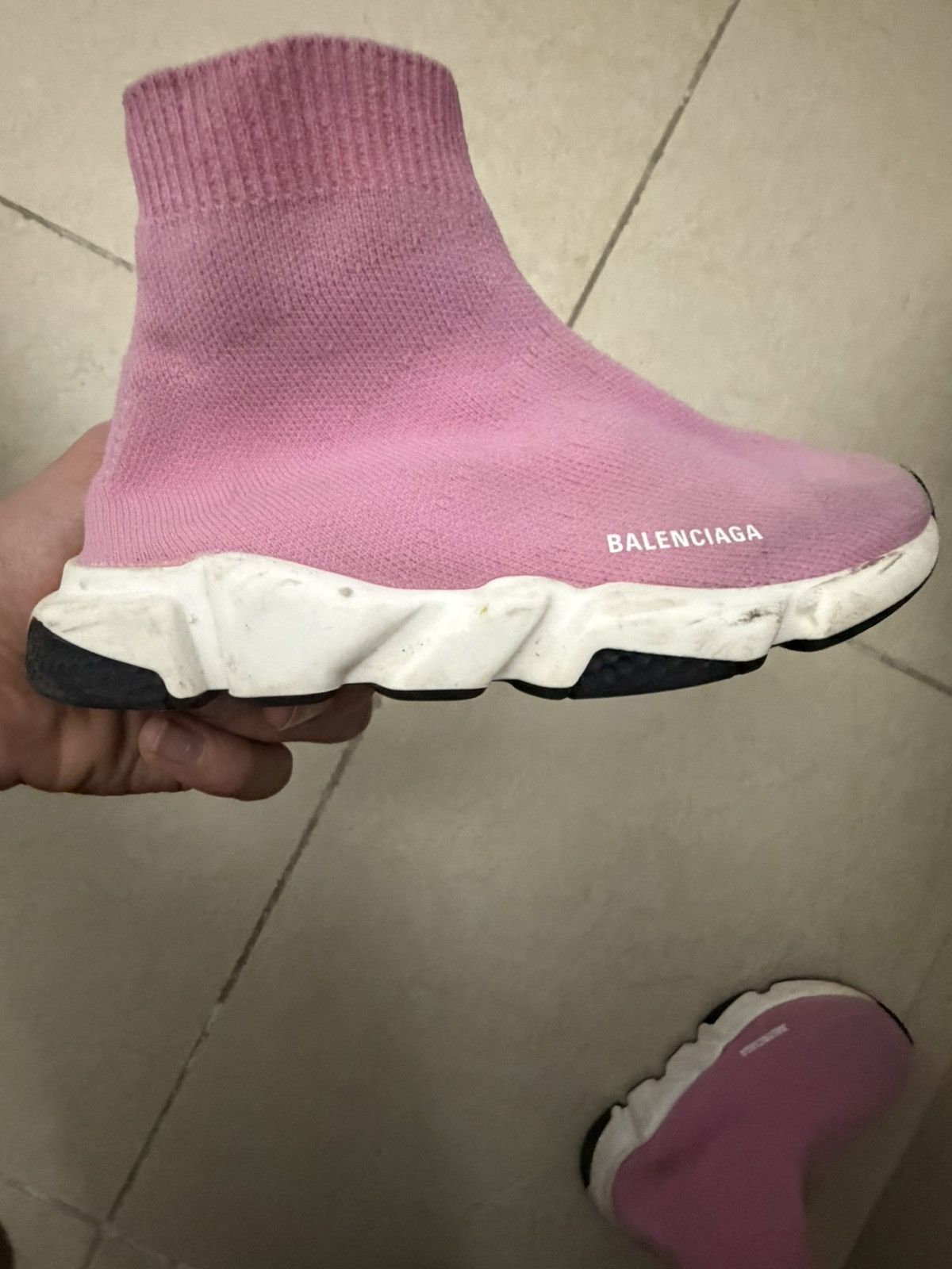 Balenciaga Balenciaga Speed Trainer Pink – Pre-Owned – Good Condition Size US 4 / IT 34 - 15 Thumbnail