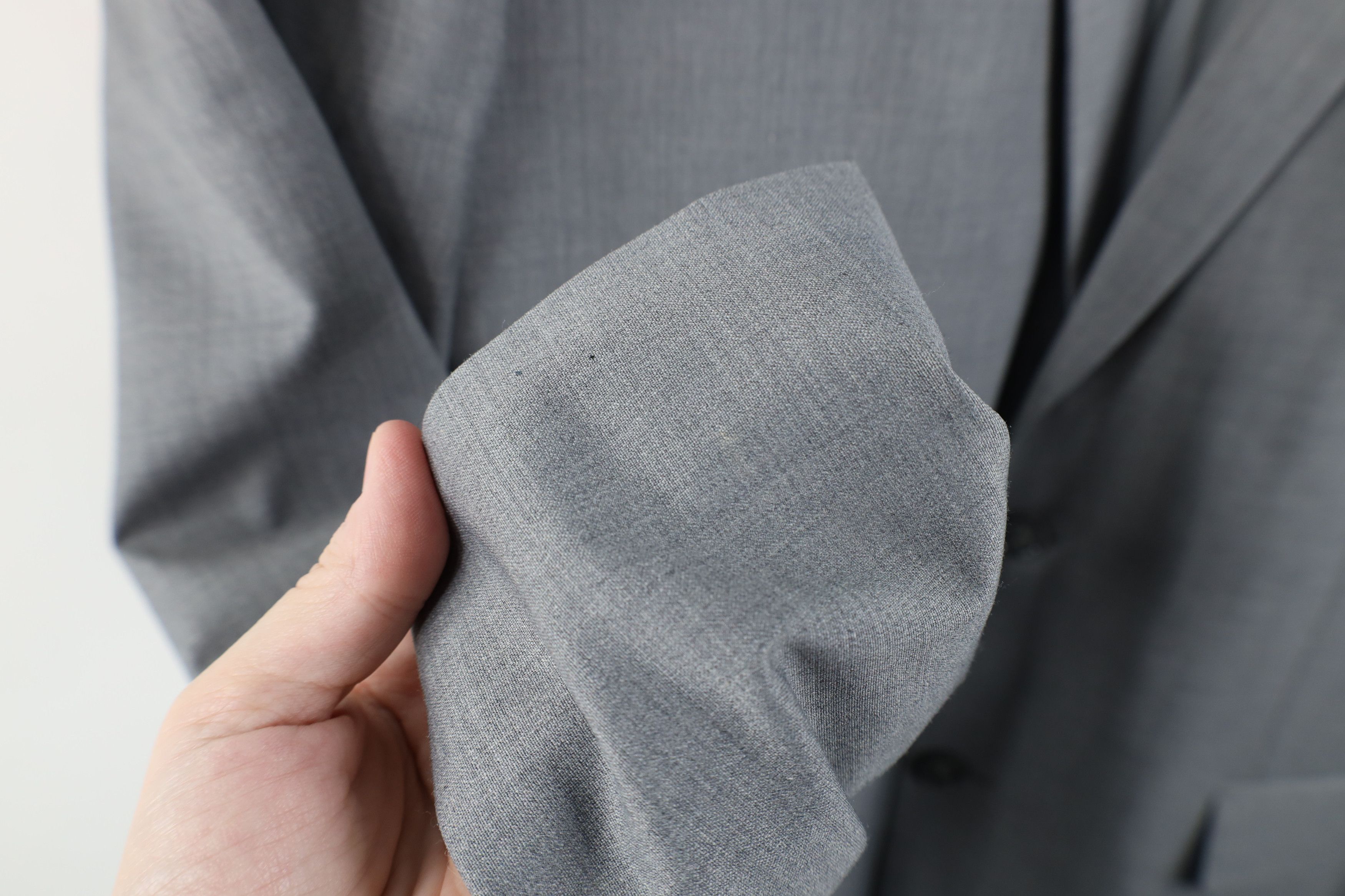 Express × Vintage Express Fit Performance Stretch Chambray Blazer Suit Jacket Size US XXL / EU 58 / 5 - 5 Thumbnail