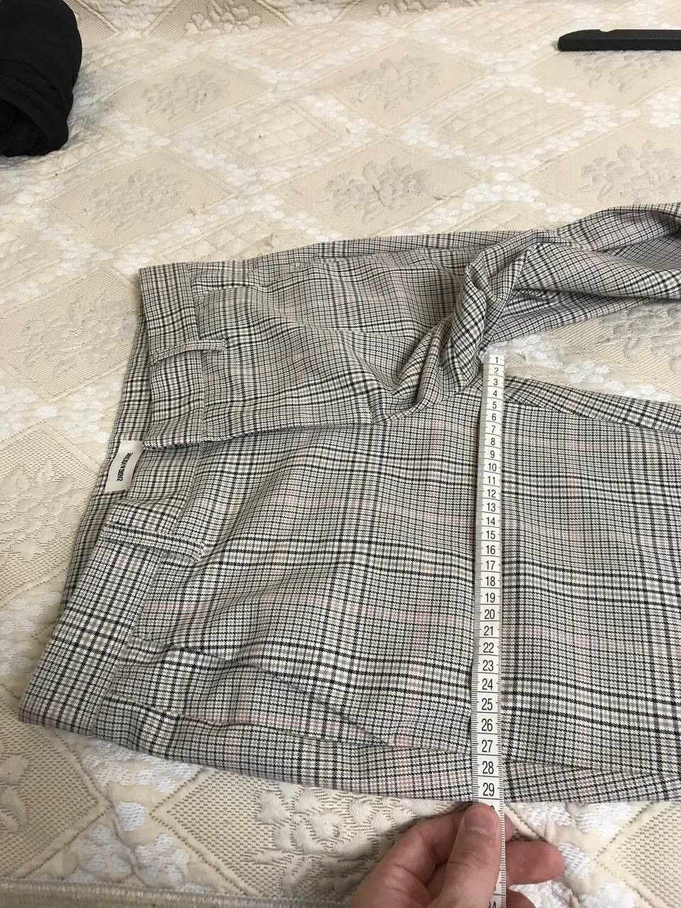 Zadig & Voltaire 🔥 Zadig & Voltaire Prune Tailleur Pants Checkered Trousers Size 26" / US 2 / IT 38 - 15 Thumbnail