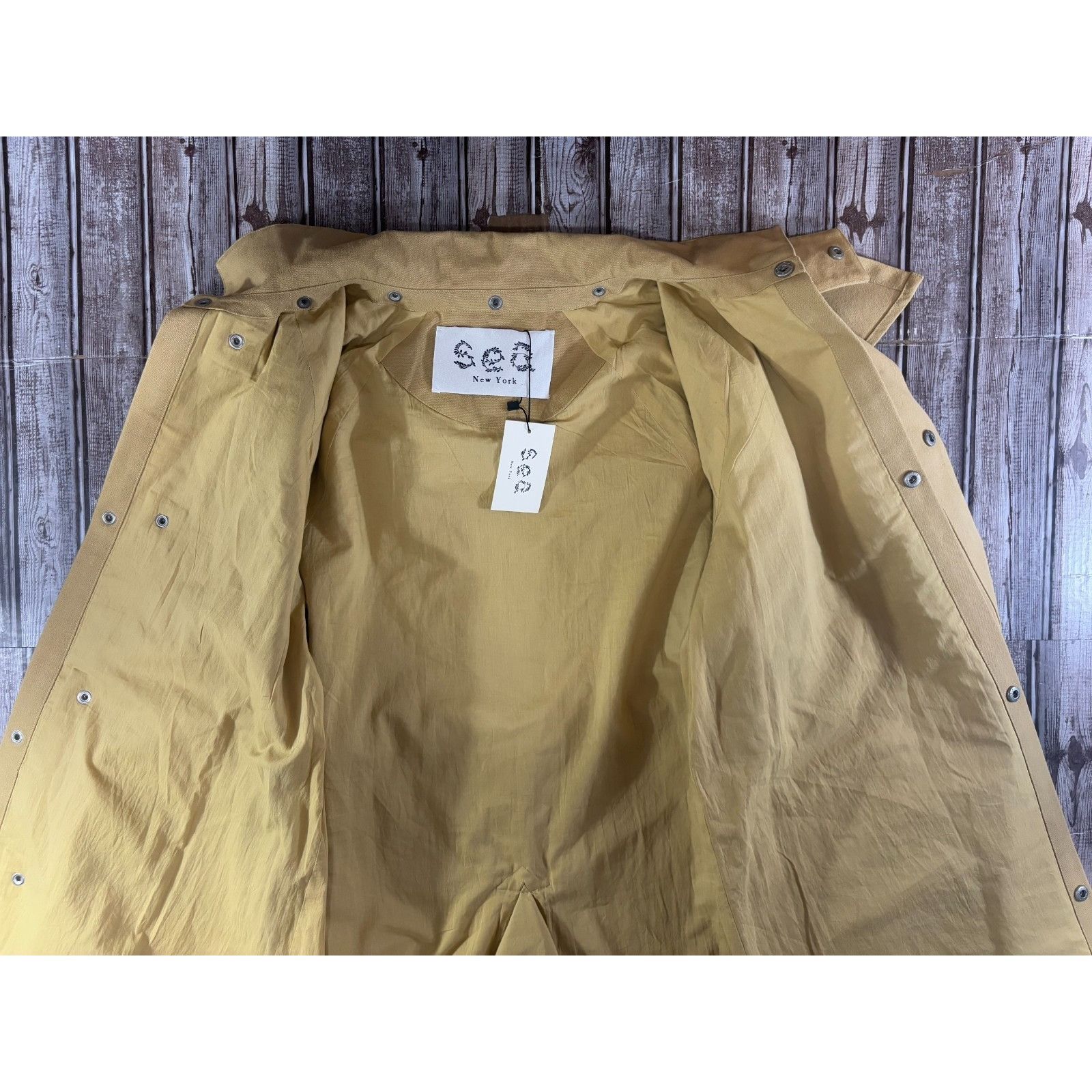 Sea New York Sea New York workwear canvas Cape Trench coat one size color Size ONE SIZE - 3 Thumbnail