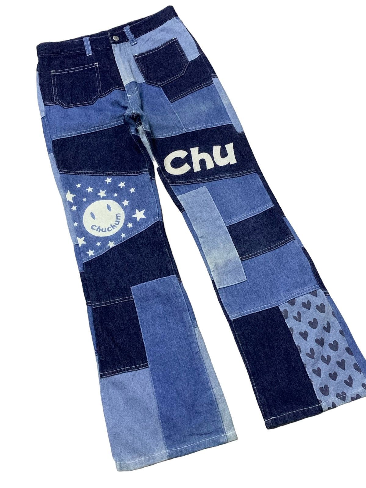 Japanese Brand Chuchum Hagi Kinky Style Flare Denim Pants Size US 26 / EU 42 - 4 Thumbnail