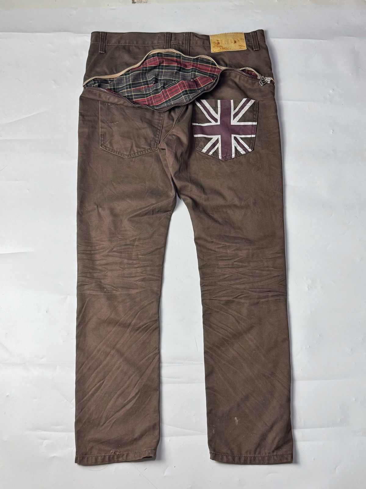 If Six Was Nine × Japanese Brand × PPFM Street makes it punk distressed england pants Size US 30 / EU 46 - 2 Thumbnail