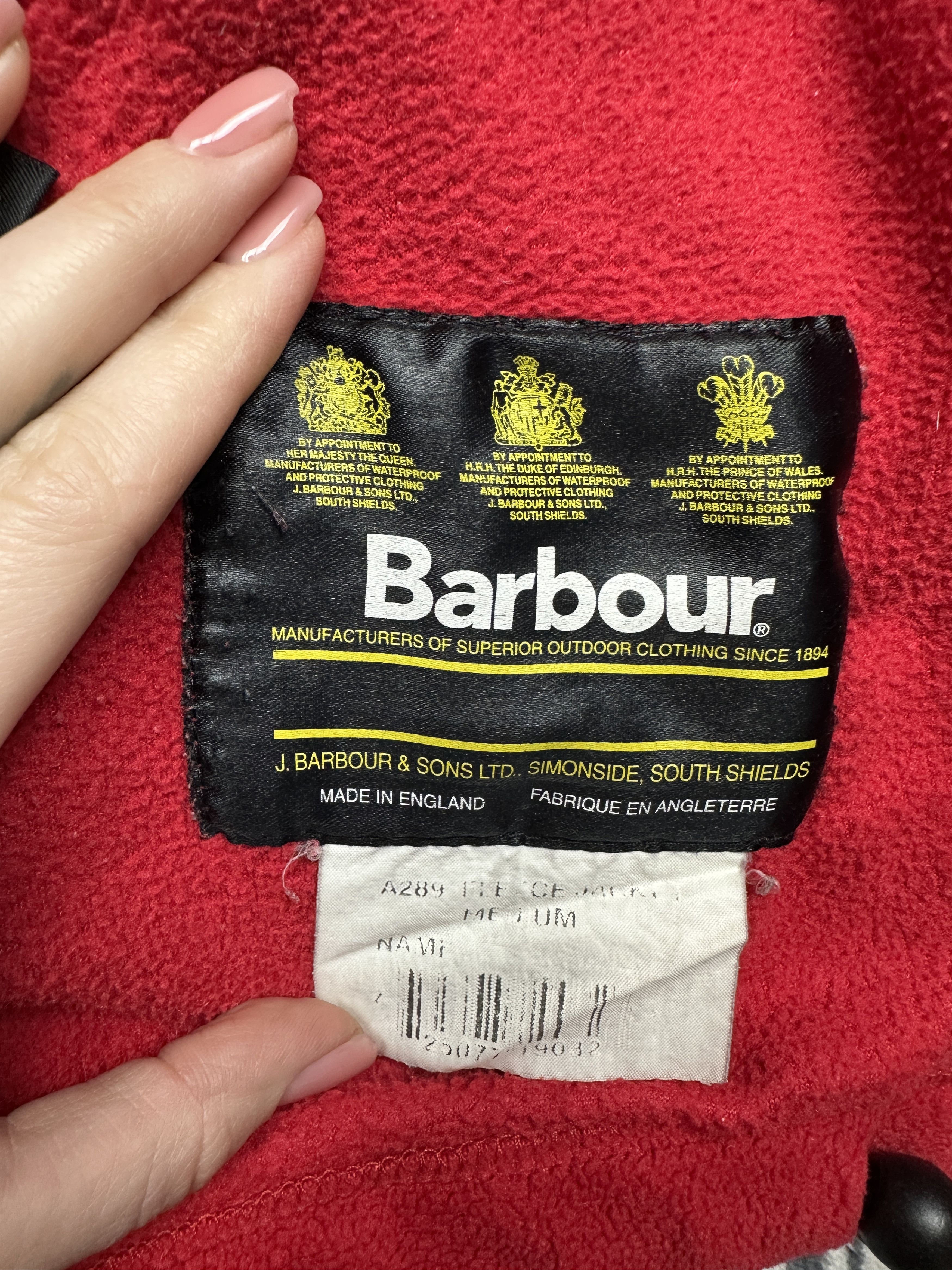 Barbour Barbour Vintage Mens Pile Fleece Jacket Size US M / EU 48-50 / 2 - 7 Thumbnail