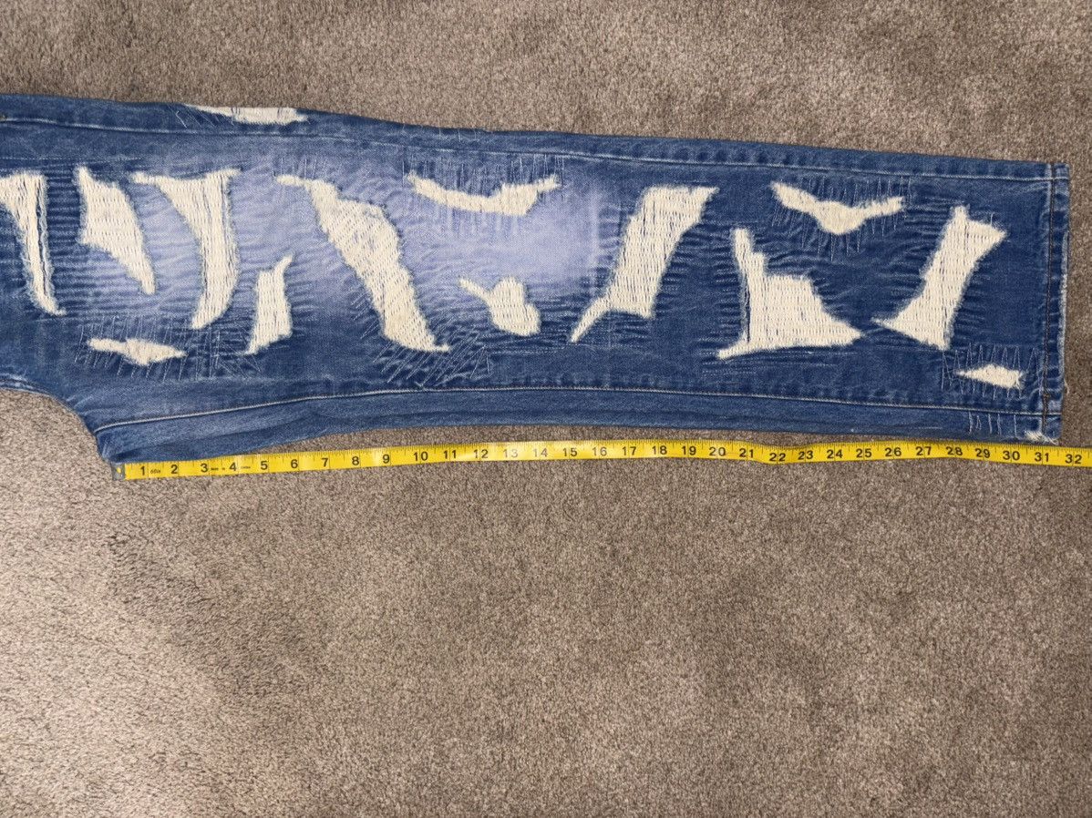 Japanese Brand Ripped distressed denim jeans Size US 30 / EU 46 - 8 Thumbnail