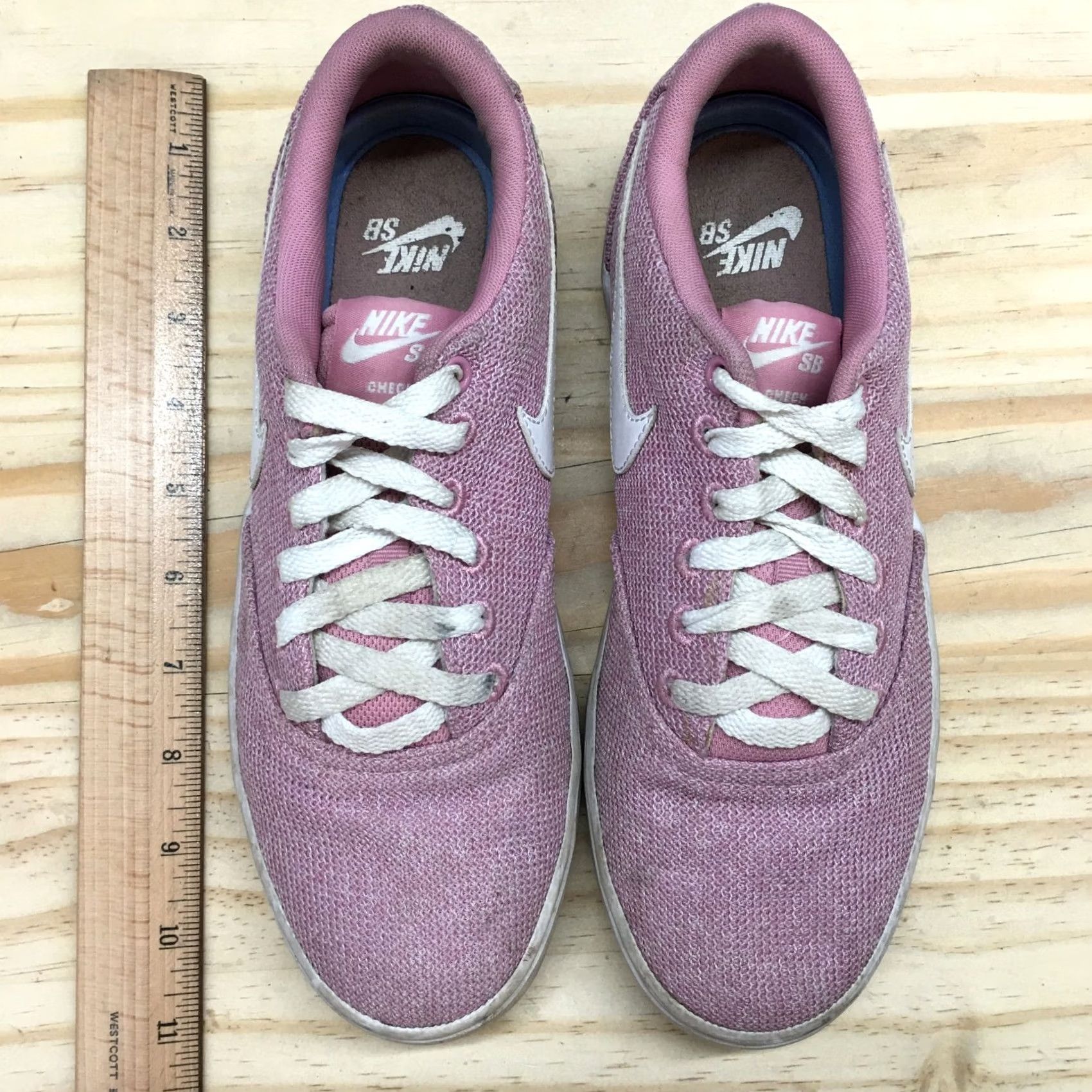 Nike Nike SB Check Low Top Sneakers Womens Pink 7.5 Shoes Skateboarding Casual Athletic 921464-610 Size M / US 6-8 / IT 42-44 - 7 Thumbnail