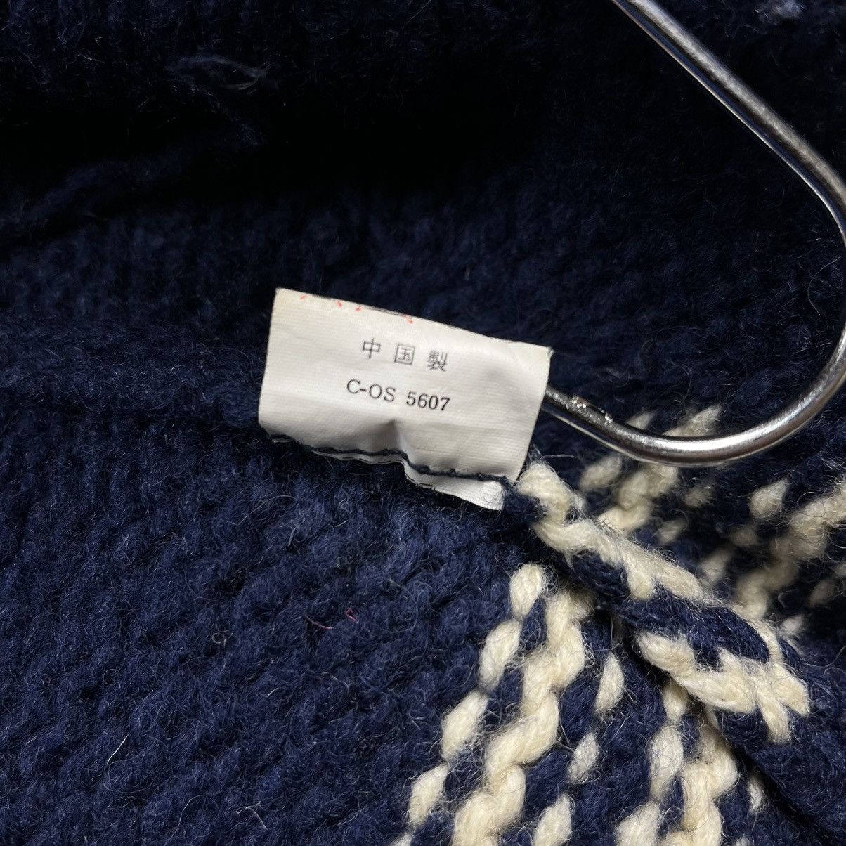 Japanese Brand × Vintage Vintage 90s Sweet-Orr shawl collar cowichan knit sweater Size US M / EU 48-50 / 2 - 9 Thumbnail
