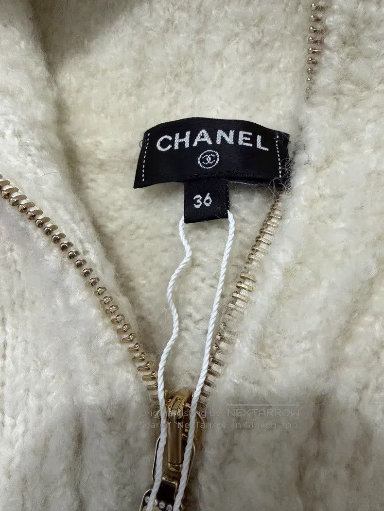 Chanel Chanel Ski series popular white zipper sweater Size XS / US 0-2 / IT 36-38 - 4 Thumbnail
