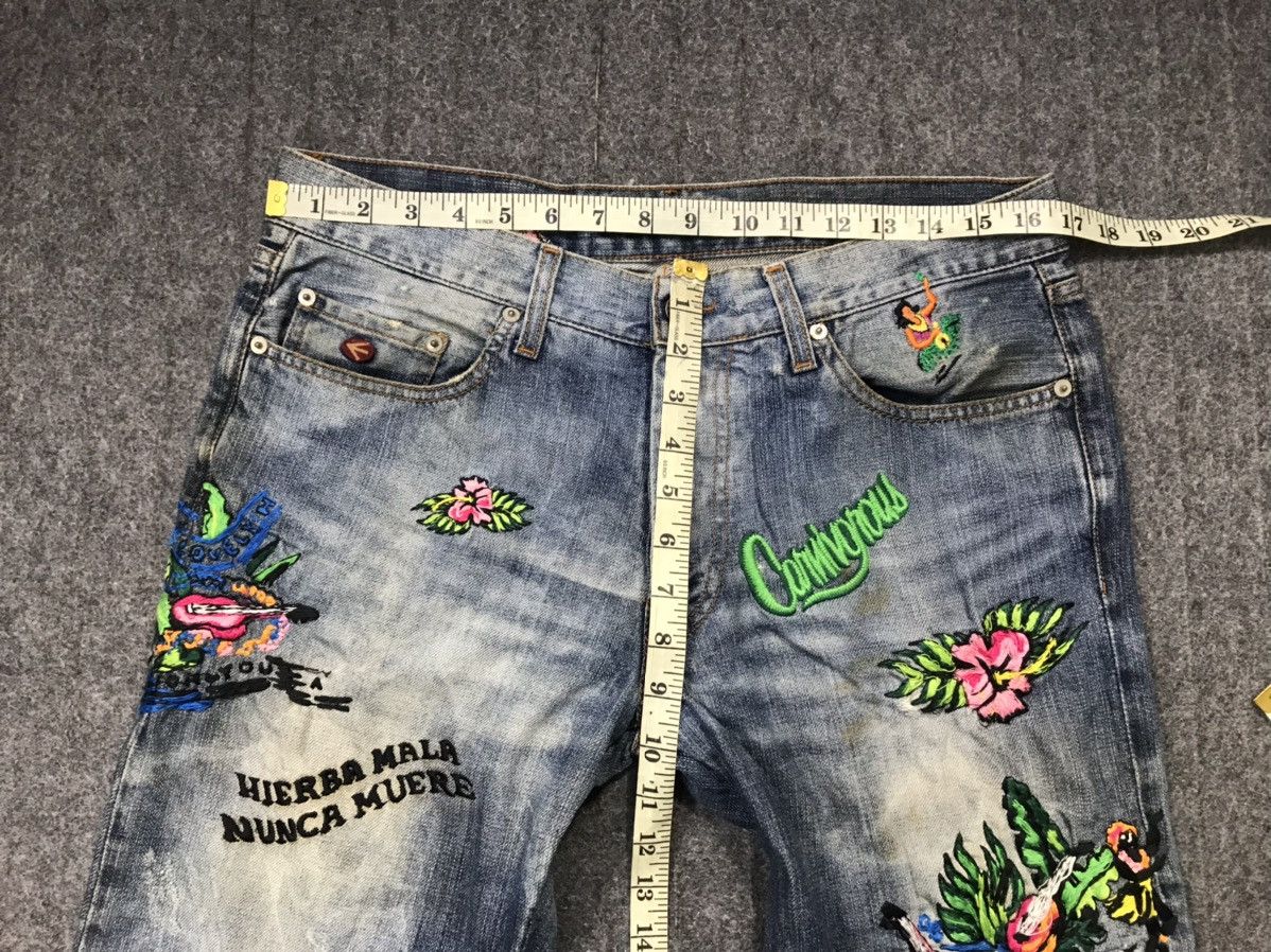 Energie Energie Straight Morris Embroidery Floral Straight Cut Size US 34 / EU 50 - 8 Thumbnail