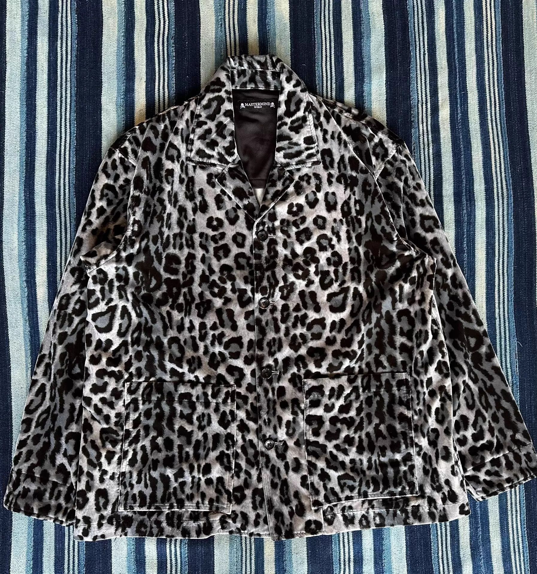 Mastermind Japan Leopard Print Button-Up Jacket Size M Size US M / EU 48-50 / 2 - 1 Thumbnail