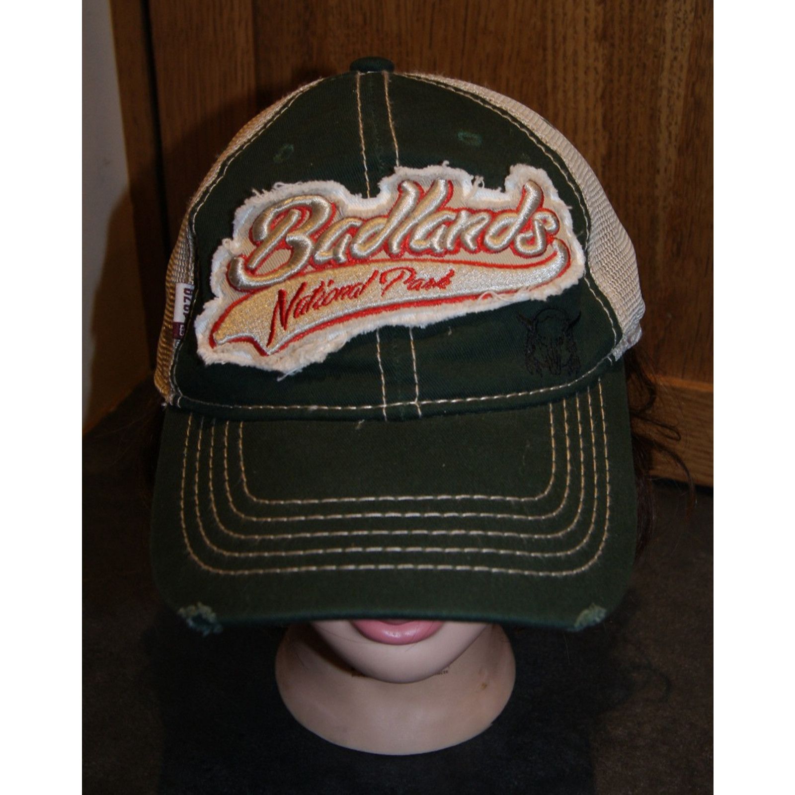 Vintage VTG Y2K Badlands National Park Design OSFA Trucker Hat Cap Size ONE SIZE - 1 Thumbnail