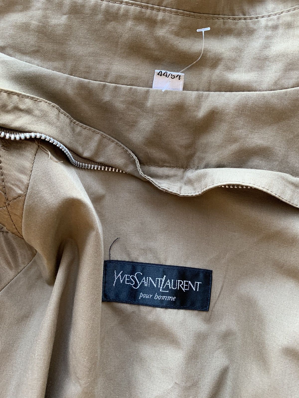 Yves Saint Laurent Vintage Yves Saint Laurent YSL trench coat jacket Size US L / EU 52-54 / 3 - 7 Thumbnail