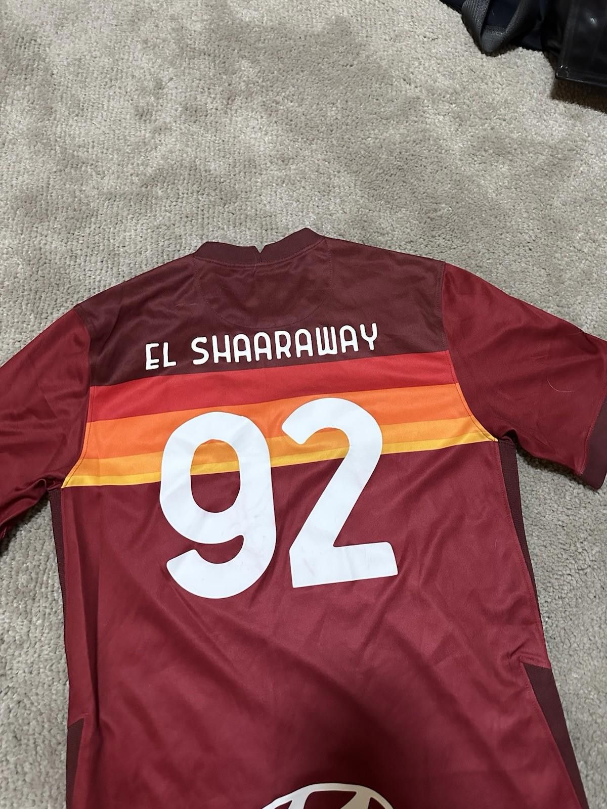 Nike el shaarawy #92 Nike AS Roma 2020/21 Football Shirt Jersey Size US S / EU 44-46 / 1 - 8 Thumbnail