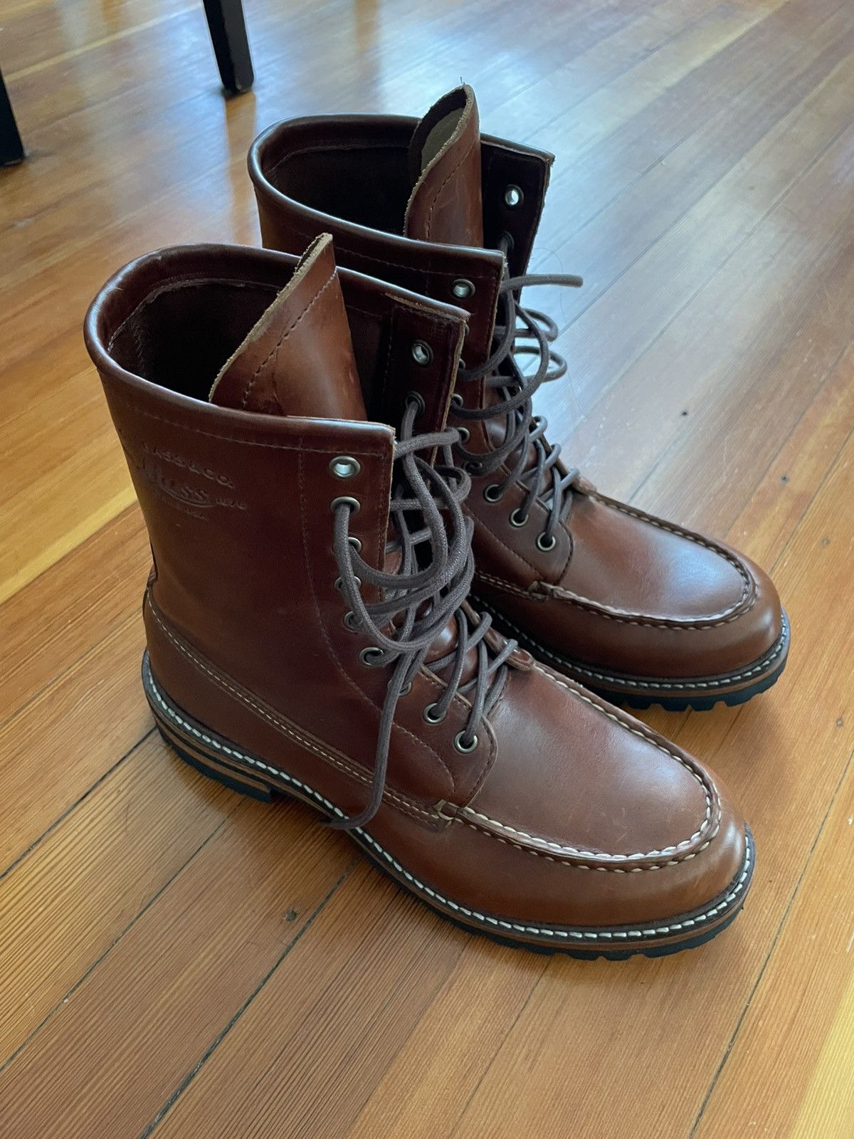G.H. Bass & Co. G.H. Bass & Co. Scout Hi Lace Leather Boots Size US 10 / EU 43 - 4 Thumbnail