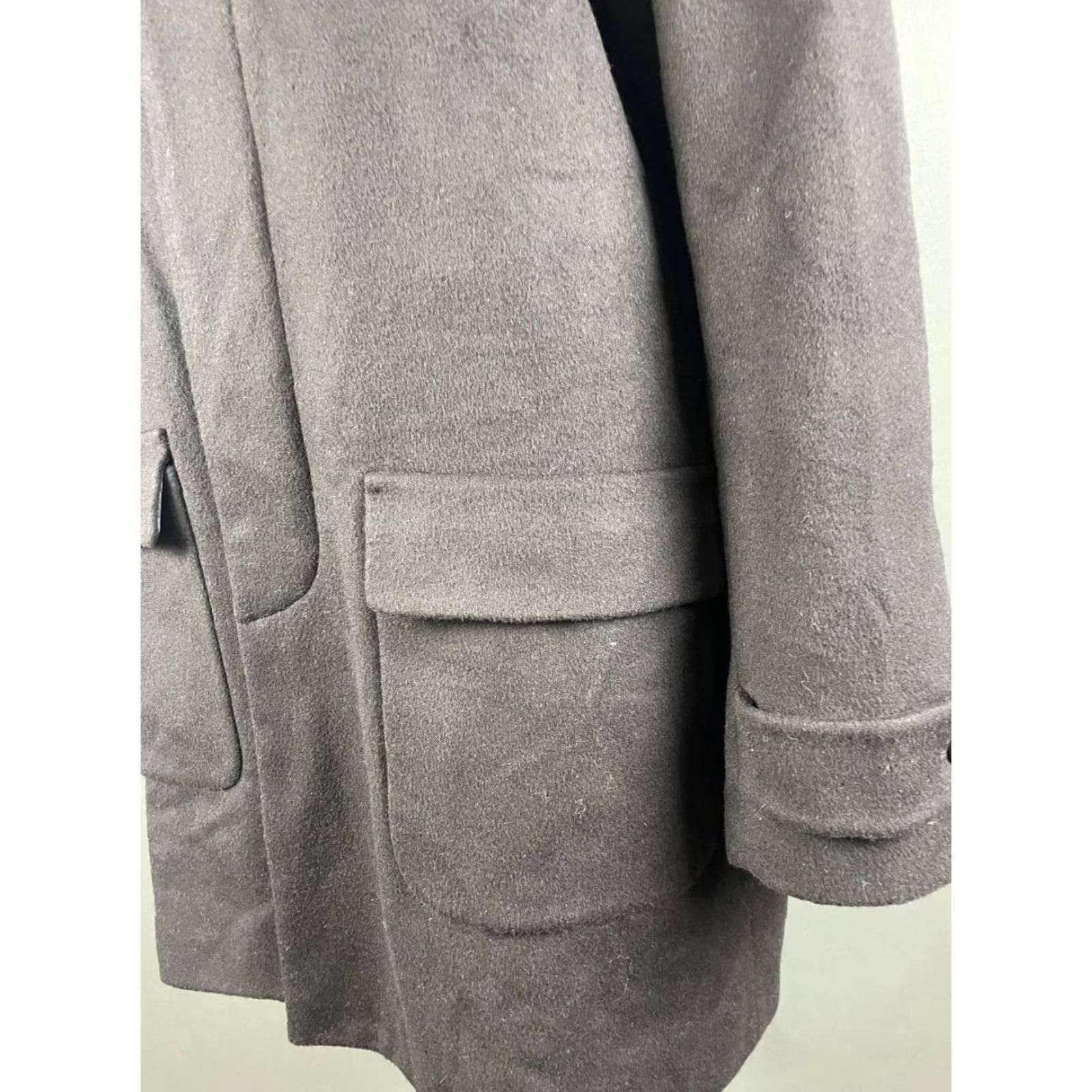 Gieves & Hawkes Gieves & Hawkes Overcoat Black Button Long Sleeve Warm Winter Coat Mens L Regular Wool Classic Size US L / EU 52-54 / 3 - 6 Thumbnail
