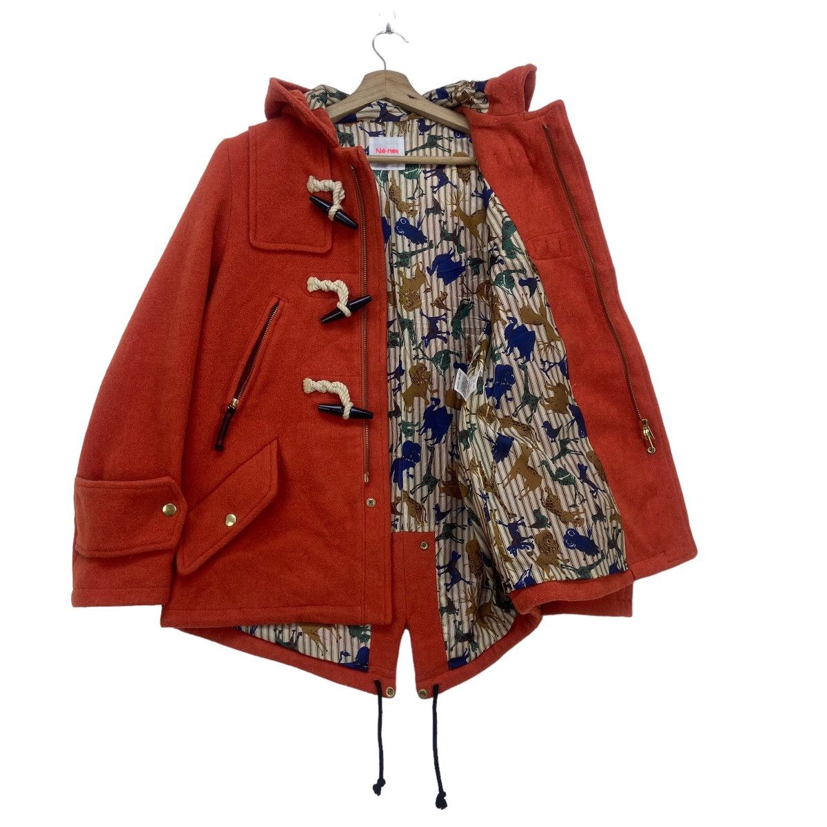 Issey Miyake Ne-Net by Issey Miyake Wool Duffle Coat Size S / US 4 / IT 40 - 5 Thumbnail