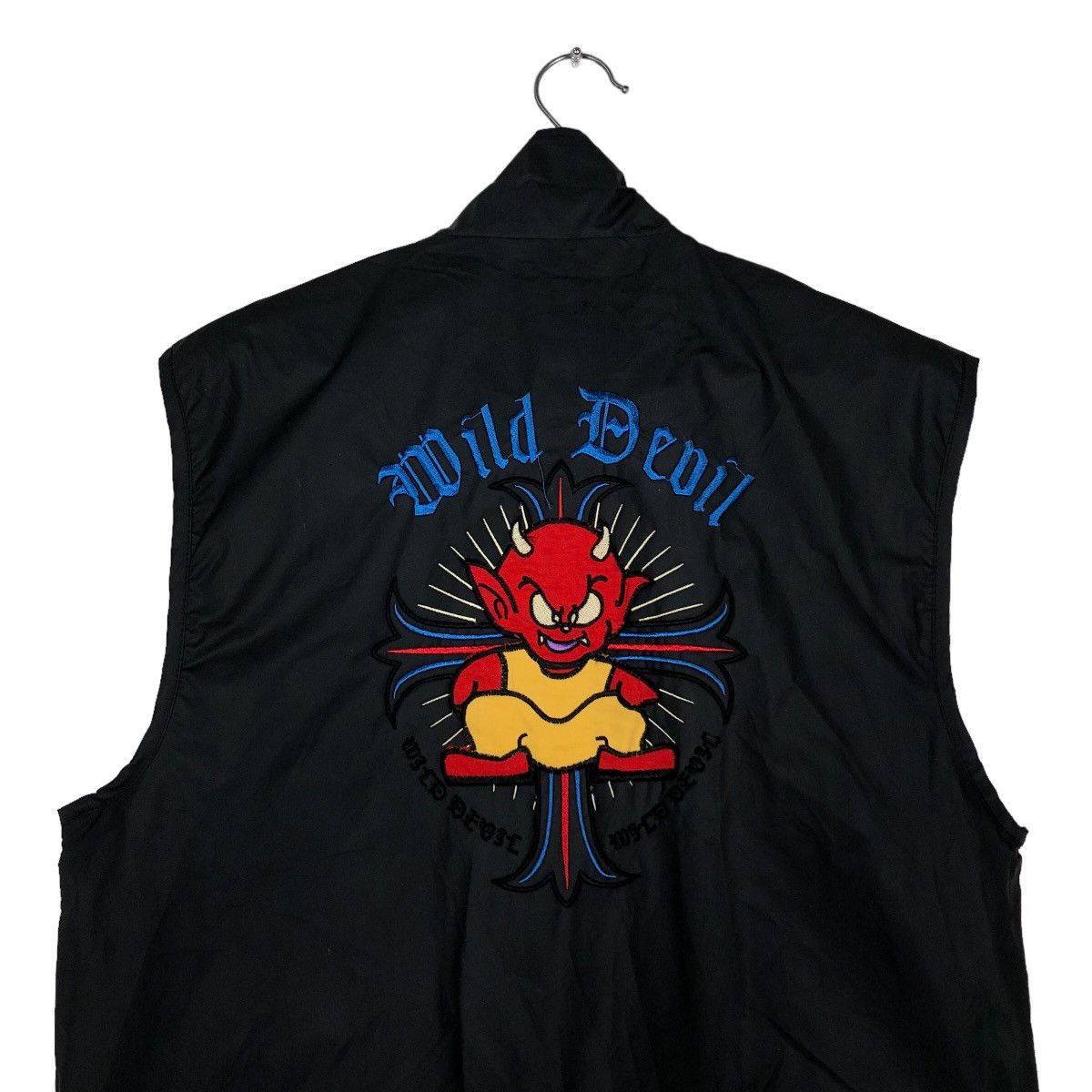 Japanese Brand 🔥90’s Wild Devil Vest Big Logo Embroidery Size US M / EU 48-50 / 2 - 2 Thumbnail