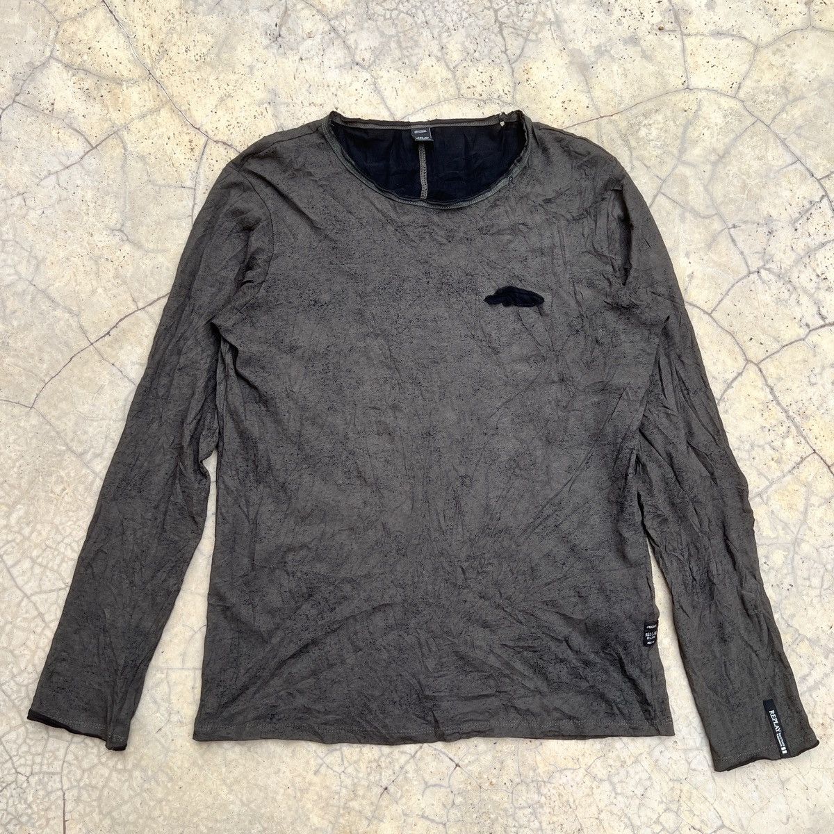 Replay REPLAY DISTRESS LONG SLEEVES TEE Size US M / EU 48-50 / 2 - 1 Thumbnail