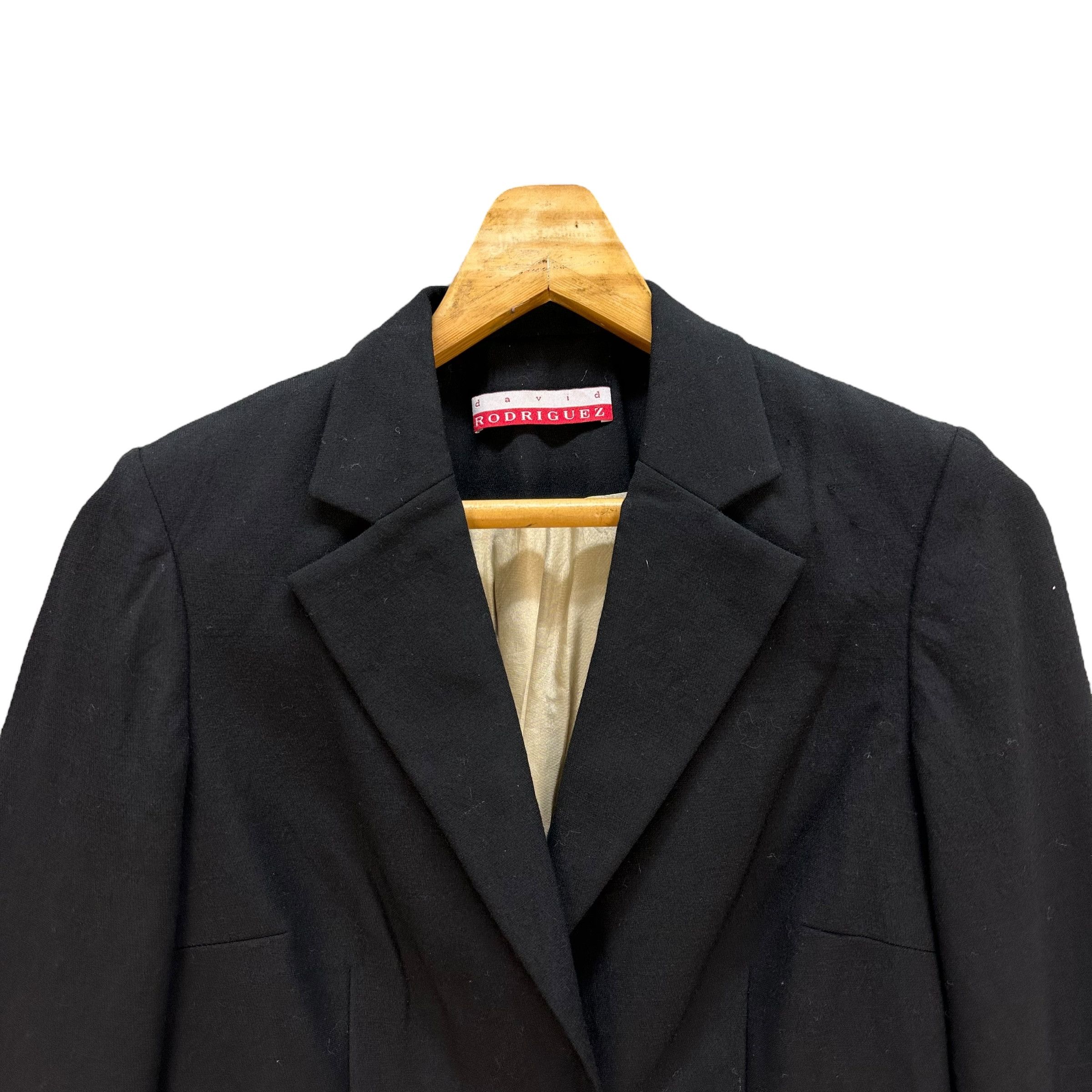 Japanese Brand DAVID RODRIGUEZ Rare Design Suit Jacket Blazer #A16-392 Size S / US 4 / IT 40 - 4 Thumbnail