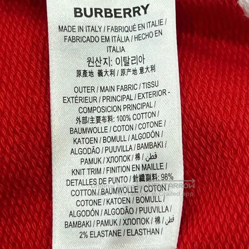 Burberry Burberry Striped Red and White Long Sleeve Hoodie. Size XL / US 12-14 / IT 48-50 - 7 Thumbnail