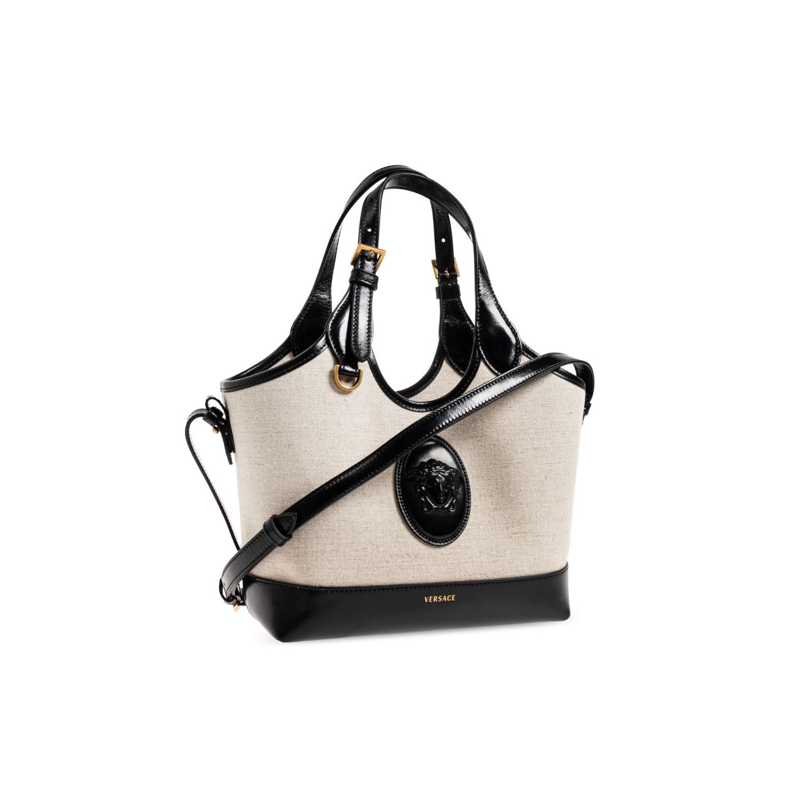 Versace VERSACE Black Riviere Tote Bag New Size ONE SIZE - 3 Thumbnail
