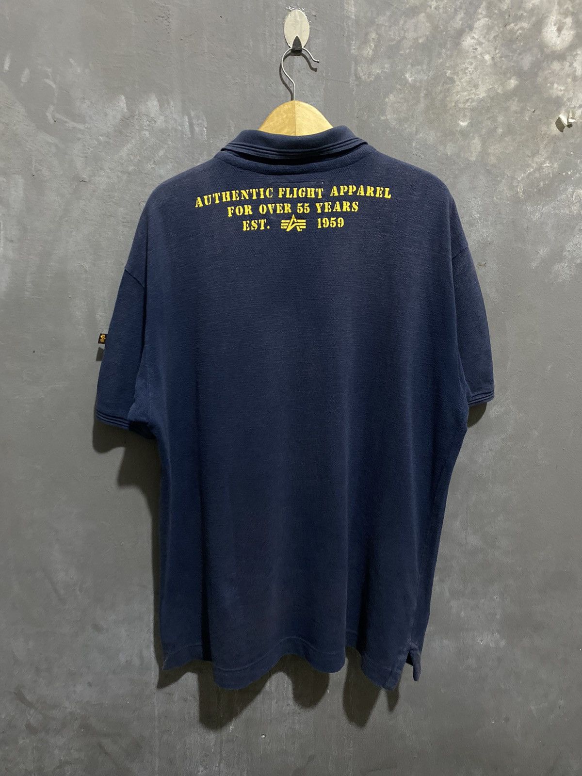 Alpha Industries Alpha industries collar shirt tee vintage Size US XXL / EU 58 / 5 - 7 Thumbnail