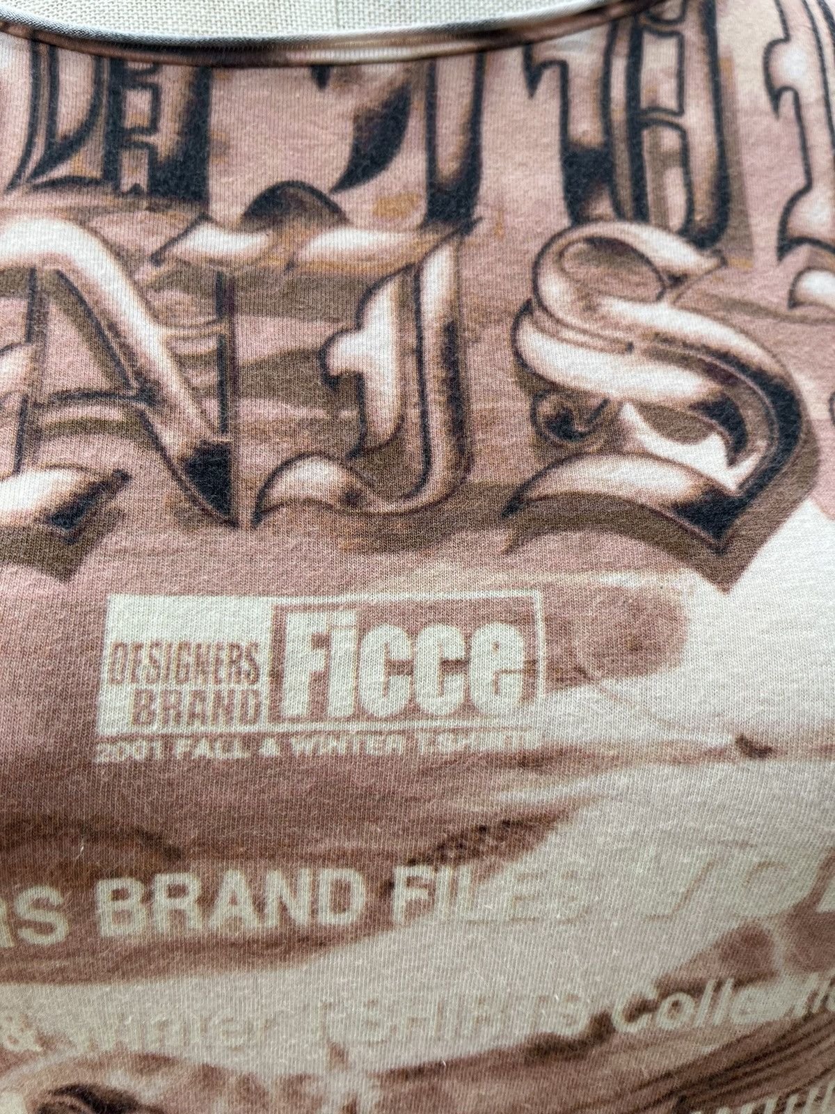 Japanese Brand × Vintage Yoshiyuki konishi / ficce 2001 fall winter tee Size M / US 6-8 / IT 42-44 - 2 Thumbnail